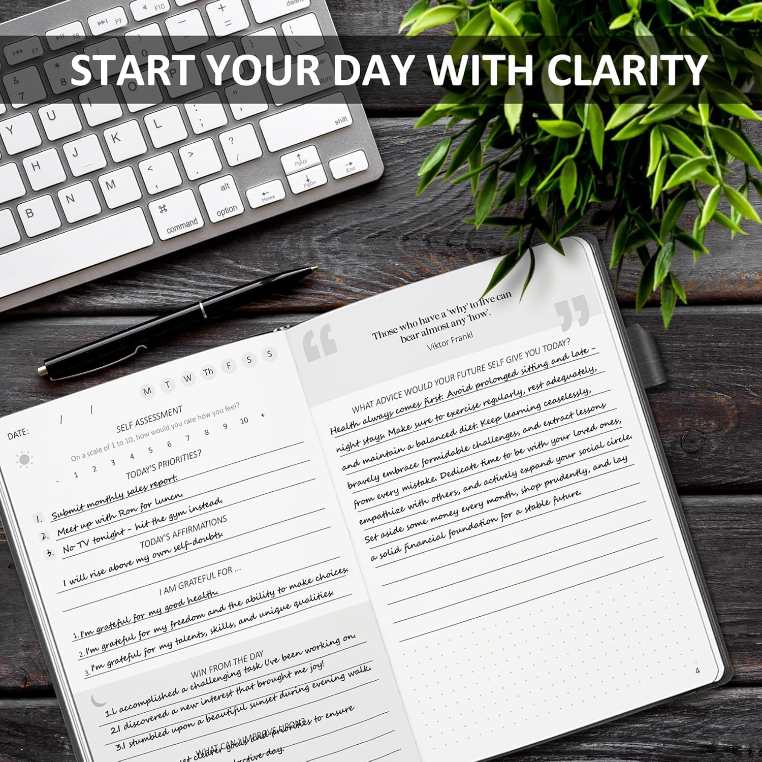 5 Minute Gratitude Journal for Men with Prompts | 15-Week Self Care Journal for Mental Health, Self-Reflection and Happiness | Inspire Wellness and Growth image number 5