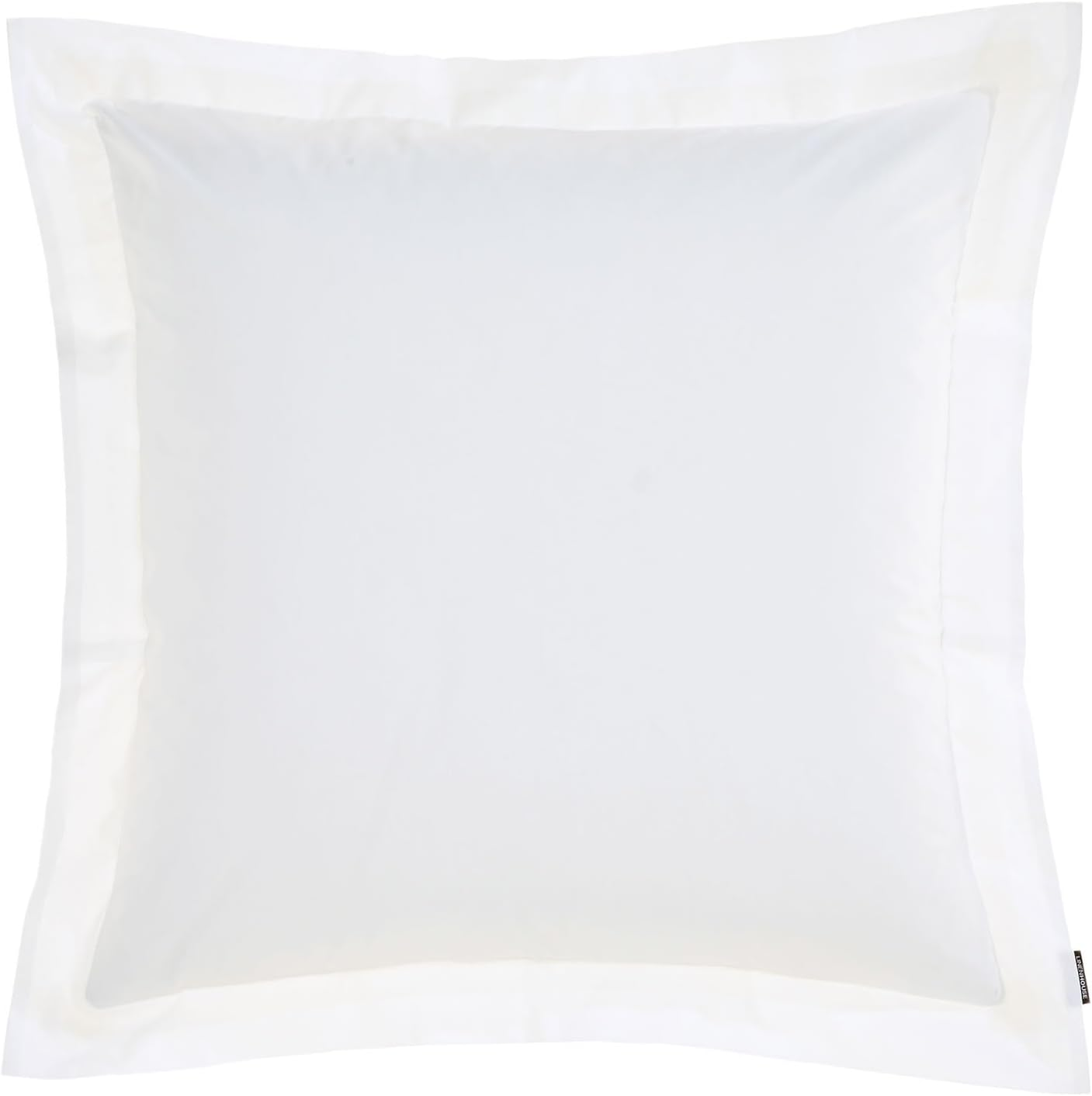 Linen House 300TC Cotton Percale European Pillowcase, Charcoal