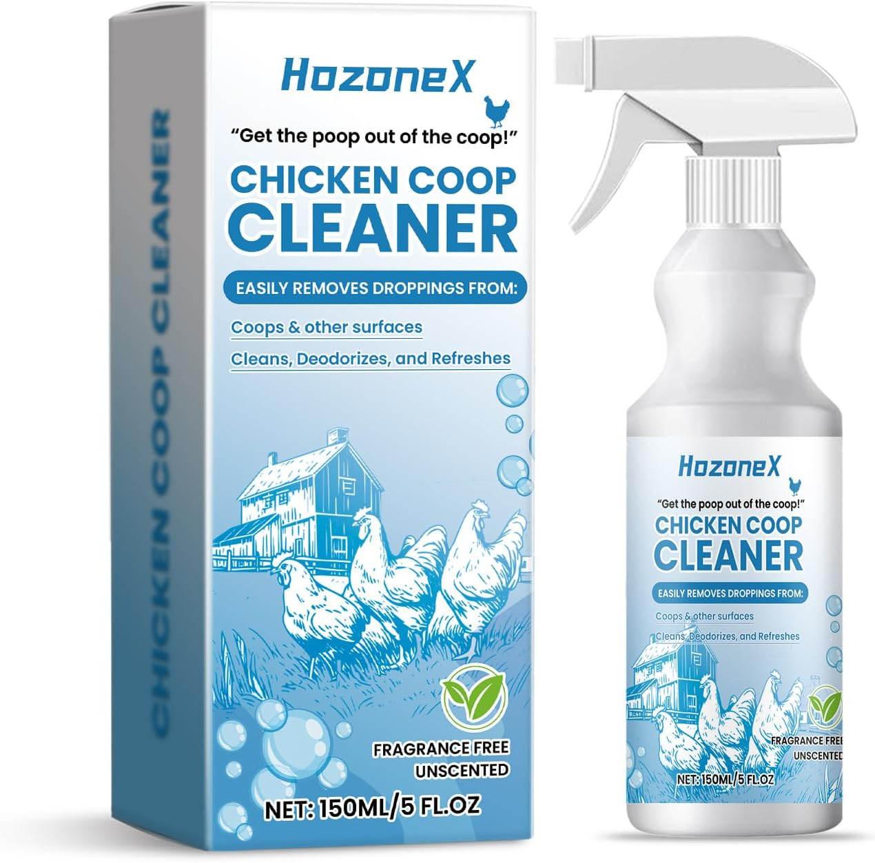 Chicken Coop Cleaner, Multi-Purpose Surface Cleaner, 150Ml, Mild Formula image number 2