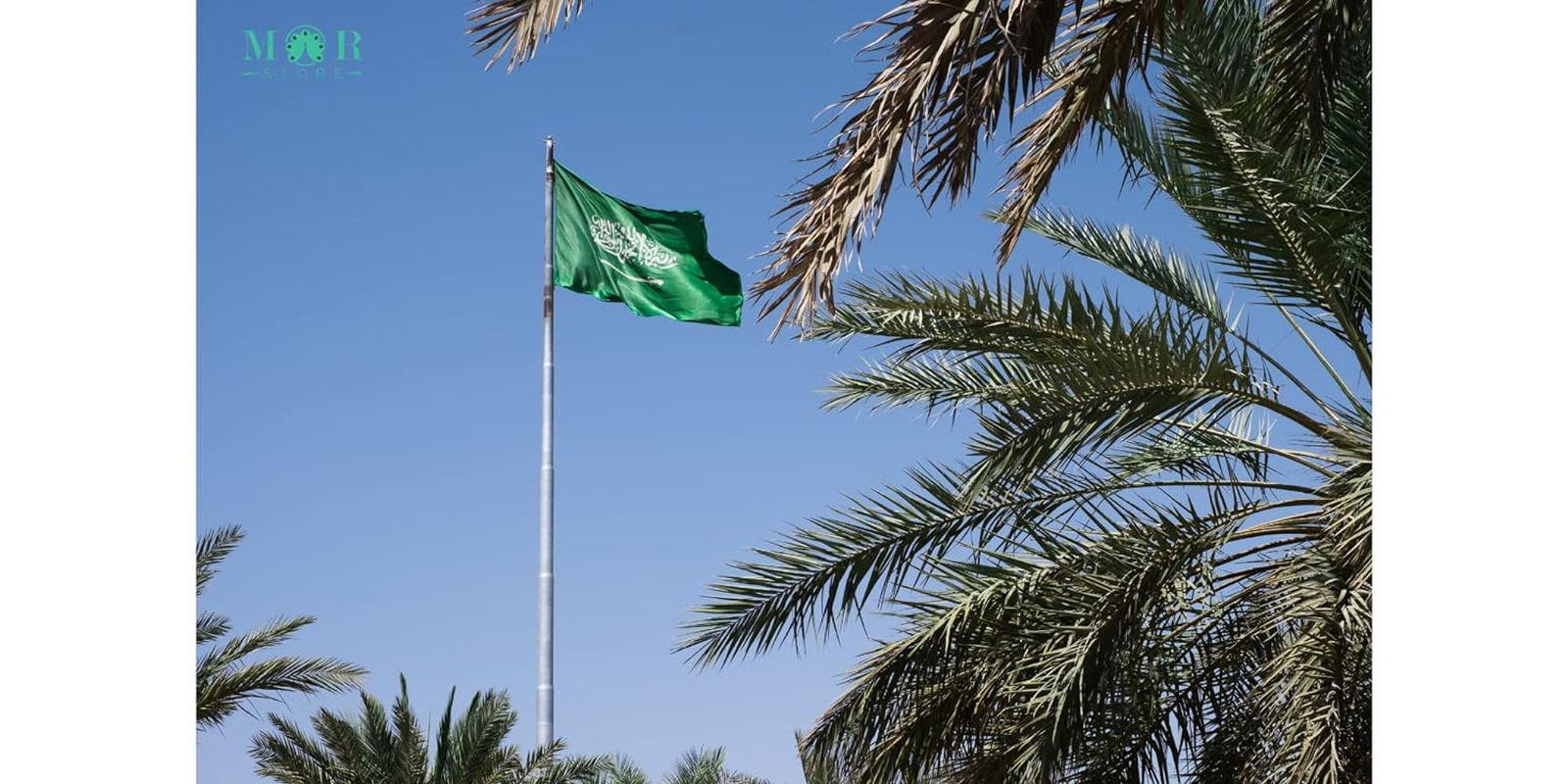 Saudi Arabia Country Flag | Double Stitched National Flag of Saudi Arabia Use for Indoor-Outdoor Purpose | Lightweight, Bright & Vivid Colors, Flag of Saudi Arabia image number 4