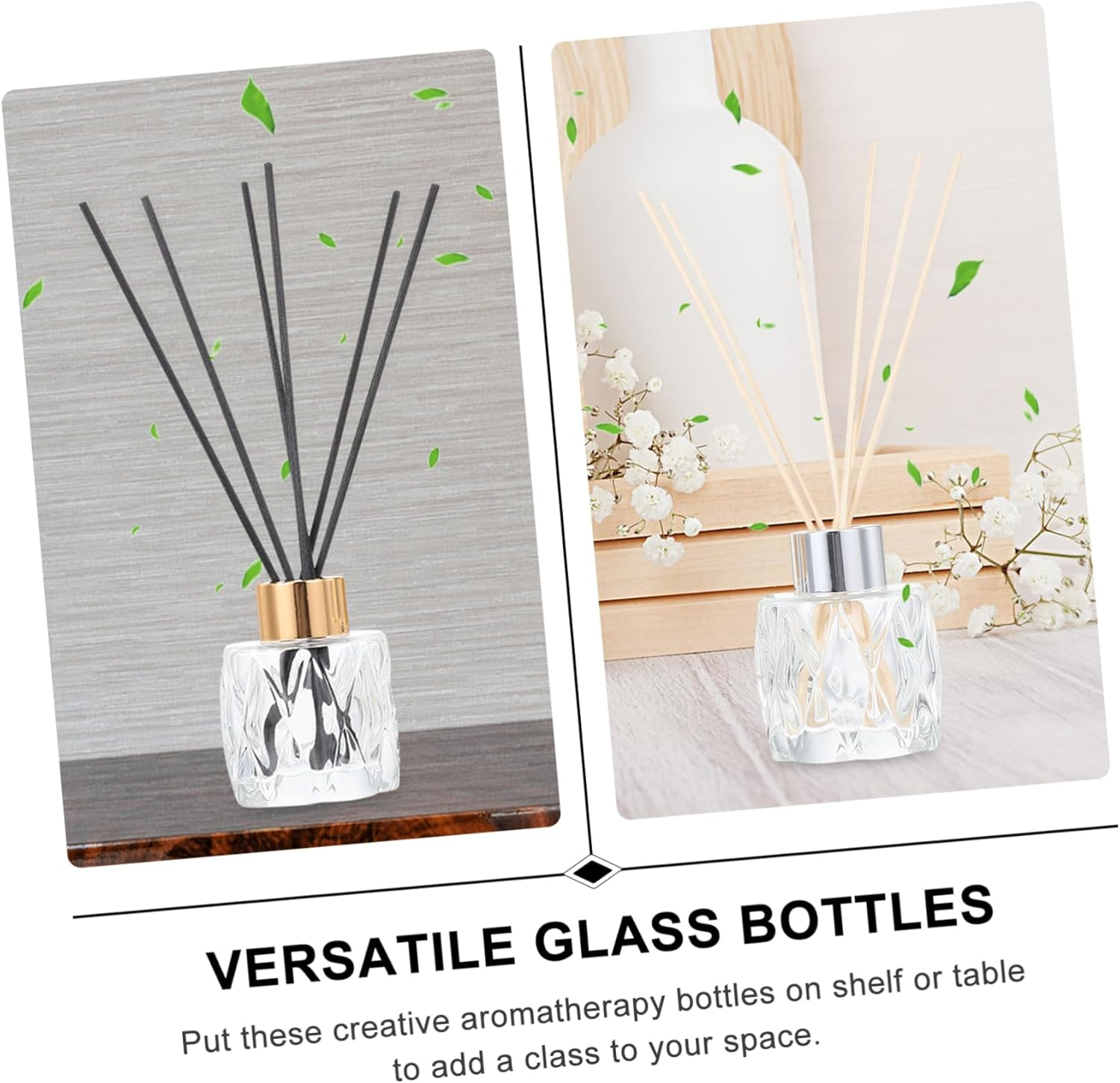 Ciieeo Elegant Diffuser Bottles Aroma Bottles Diamond Design Home Aromatherapy image number 6