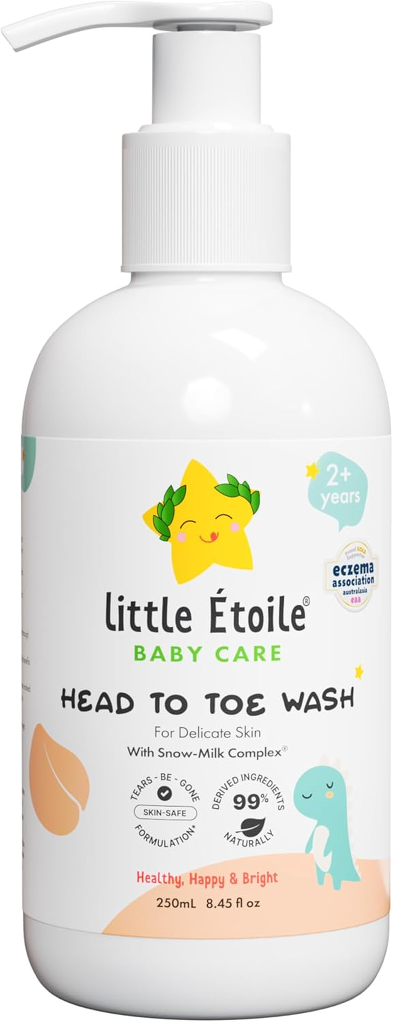 Little Etoile Gentle Head-To-Toe Body Wash for Delicate Skin, Sulphate-Free, 2+ Years - 250Ml image number 5