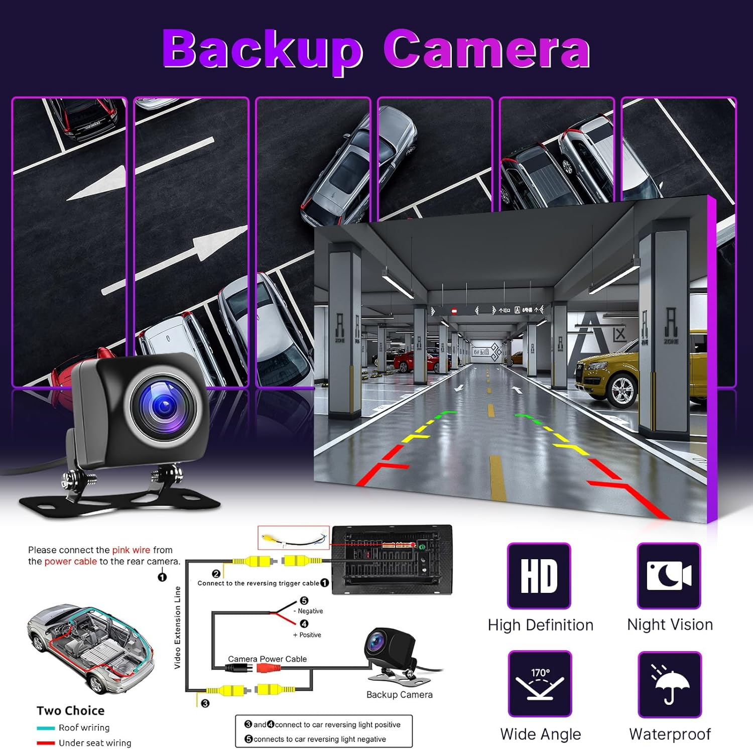 Leadfan Android Car Stereo for BMW 3 Series 328I 335I 325I (E90/E92/E93) 2005-2011 with Wireless Carplay Android Auto 9'' Touch Screen In-Dash GPS Navigation Bluetooth Wifi Unit+Backup Camera+Canbus image number 3