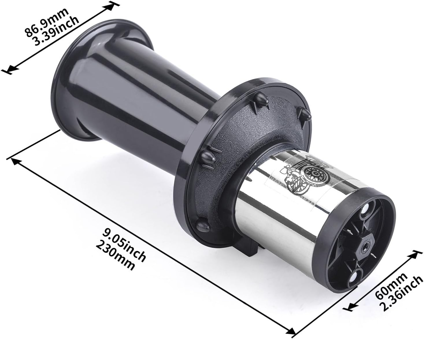 Tootoo 12V 110Db Car Van Air Horn Klaxon Ahoooogah Sound Classic Boat Claxon Truck image number 1