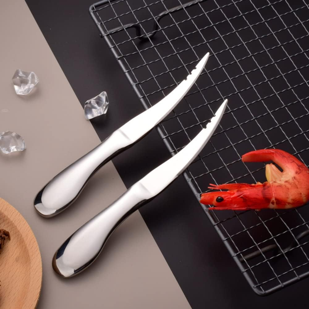 Shrimp Knife, Intestine Stripper, Deveiner Tool, Cleaning Fish Belly Tool Prawn Peeler Deveiner,Prawn image number 4