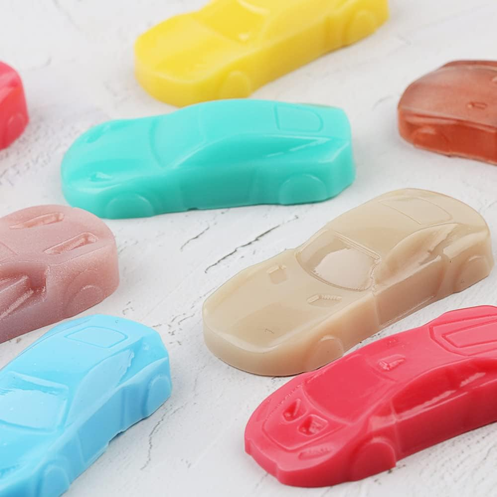 Silicone Car Chocolate Molds - Sports Auto Race Silicon Mold for Cake Decorations, Jello, Candy, Fondant, Resin - 2 Pcs image number 3