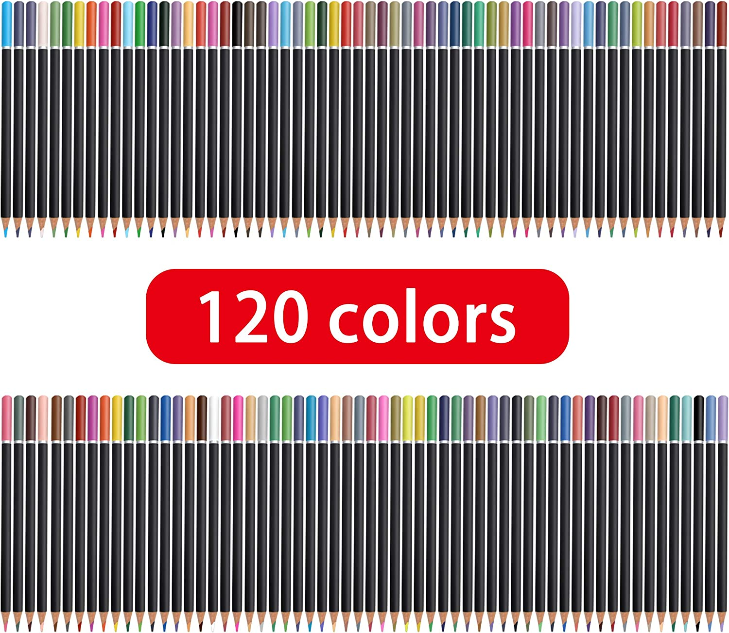 Orionstar Colored Pencils Set of 120 Colors with Zipper Case for Adult Artist Beginner, Vibrant Numbered Pencil with Premium Soft Core for Professional Drawing Art, Sketching, Shading, Coloring Book image number 3