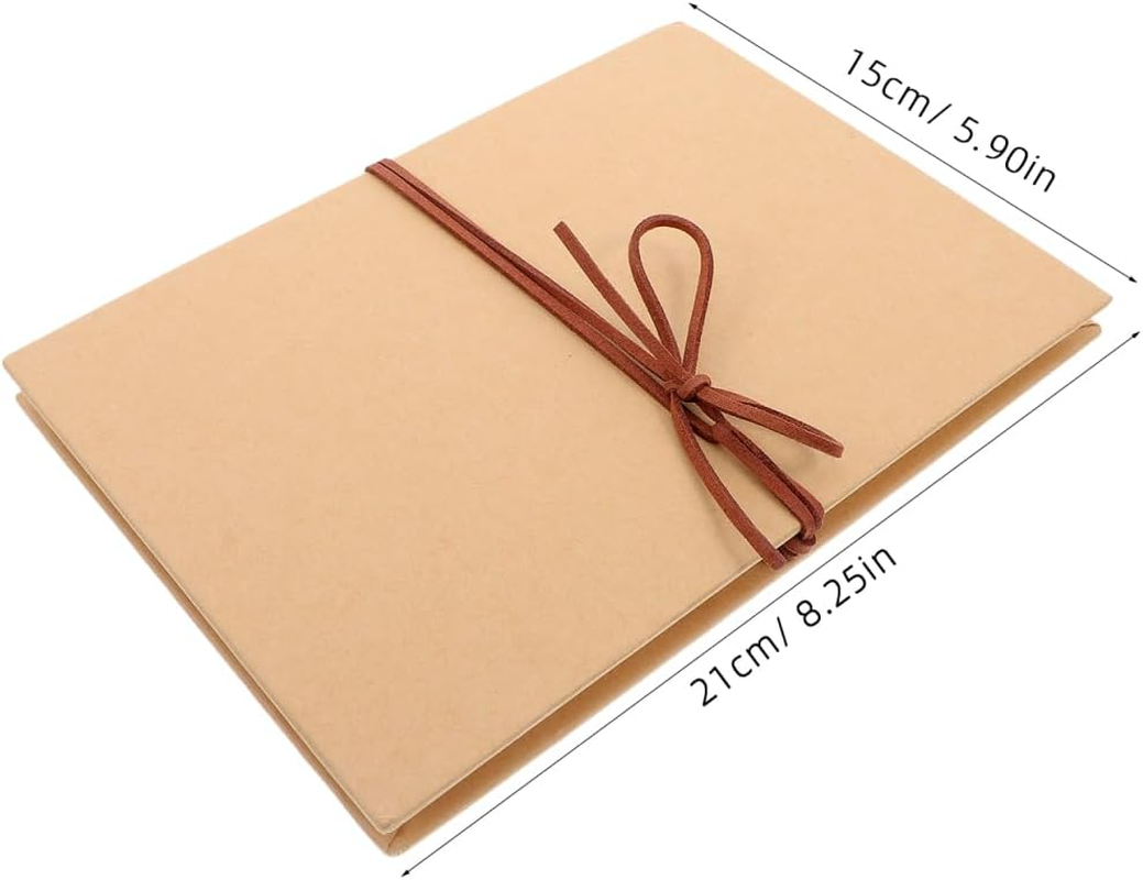 GALPADA Mini Photo Book Scrapbook Kraft Paper Memory Book for Couples Girls Baby Traveling Birthday Holiday