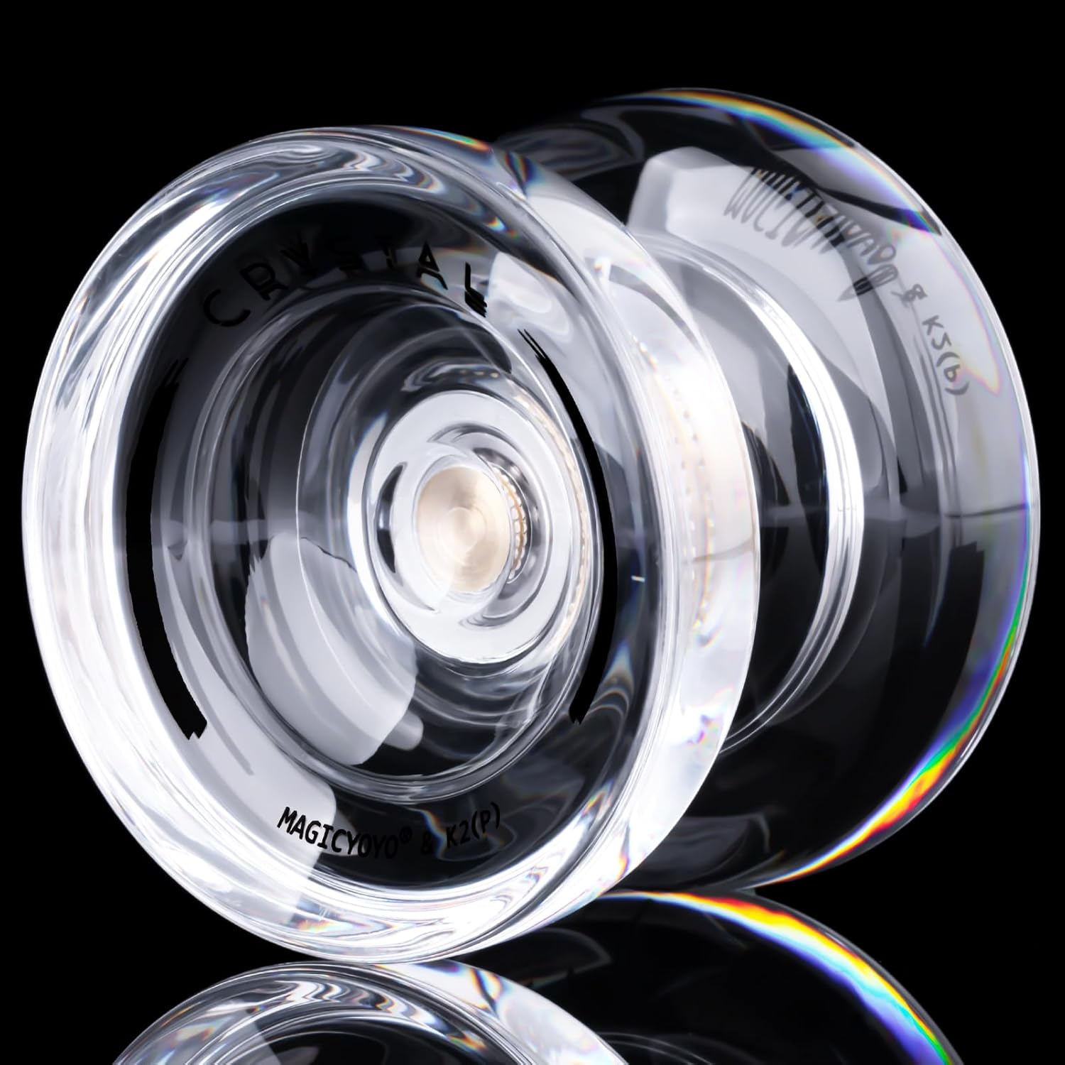 Yoyo Professional 2 Pack of Metal Yoyo N11, Plastic Yoyo K2 Crystal White, Dual Purpose Yoyos-Unresponsive&Responsive Yo Yo for Kids/Advanced Player+12 Yoyo Strings+2 Bags+2 KK Bearings+Removal Tool image number 4