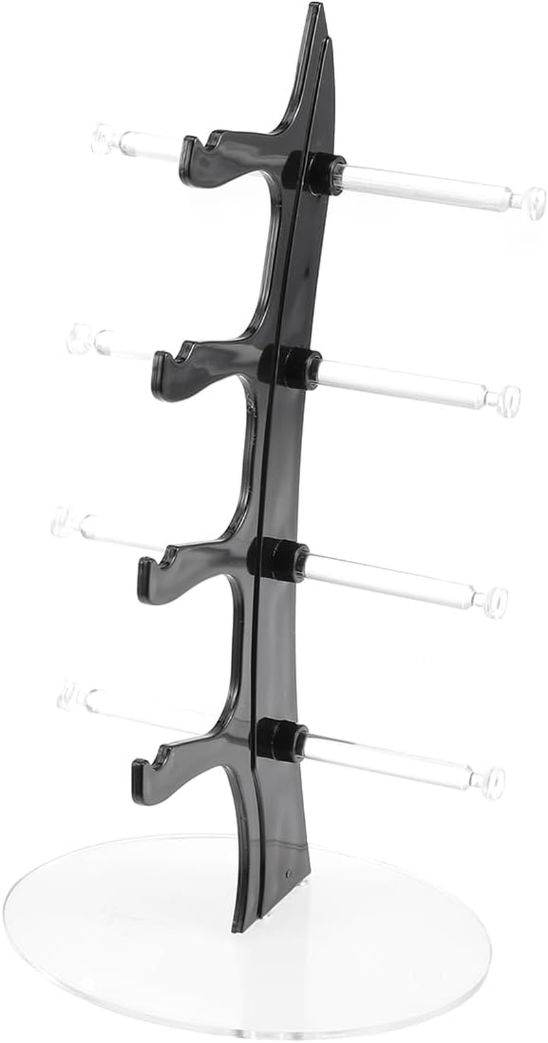 Alipis Desktop Organizer Eyeglasses Display Stand for Sunglasses Home Shop Storage Rack Black Easy to Install Multi-Purpose Holder for Jewelry Eyewear image number 2