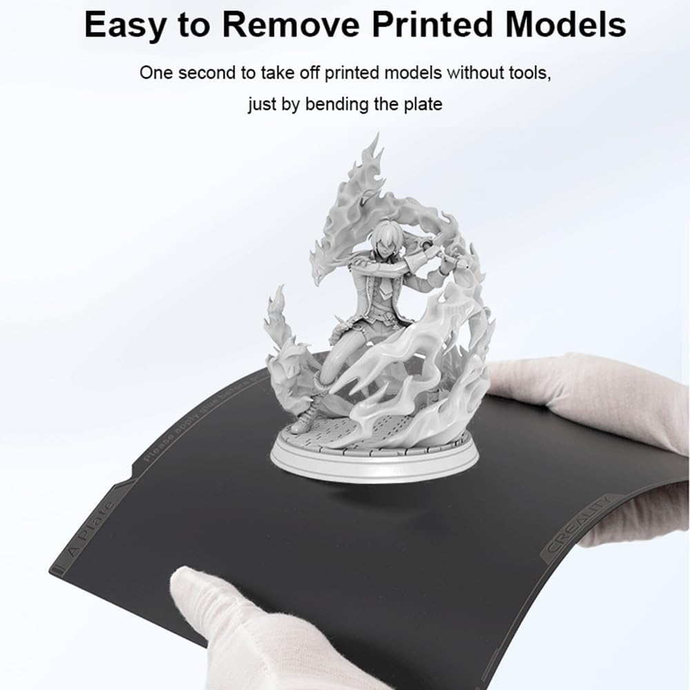 GUYOS K1 Smooth PEI Build Plate 235X235Mm-Without Soft Magnetic Easy Model Removal Suitale For/Pro/Ender-5 / K1 / V3 SE and Compatible with FDM 3D Printers image number 3