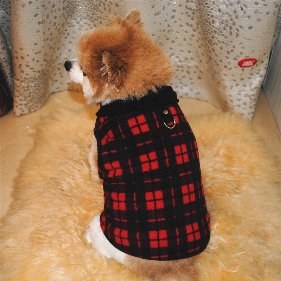 4 Pieces Winter Fabric Dog Sweater with Vest Dog Pullover Jacket Warm Pet Dog Clothes for Puppy Small Dogs Cat (Multiple Colors, M) image number 3