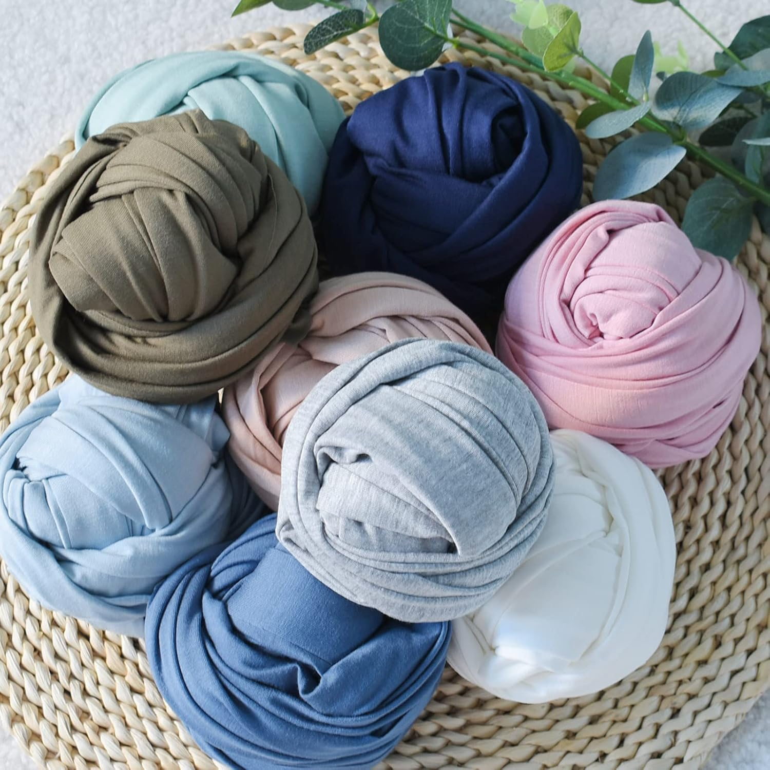 OWLOWLA Baby Photo Props Blanket Newborn Photography Shoot Soft Photography Wrap Blanket for Baby Boys Girls(Blush&Ivory) image number 4