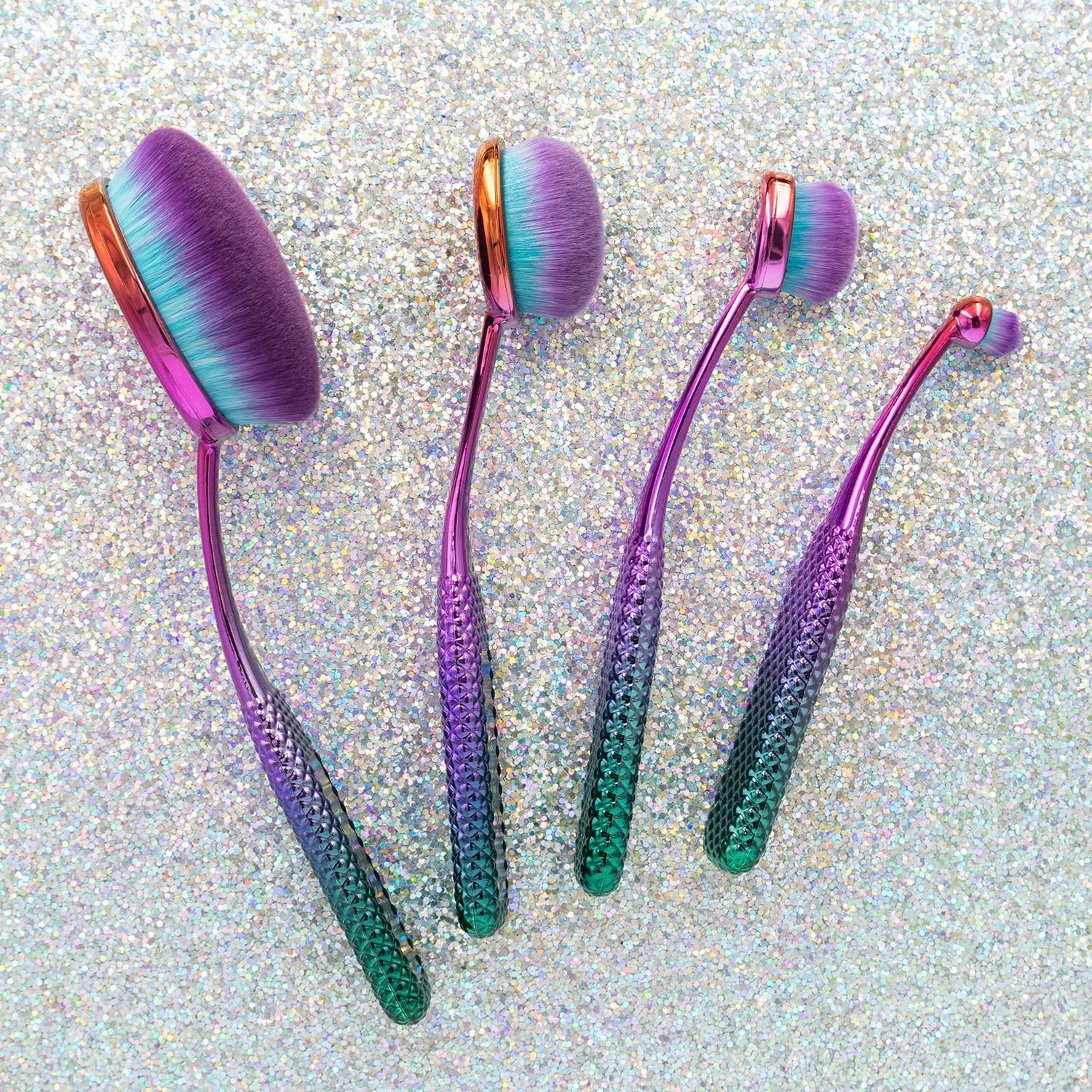 Moda Royal & Langnickel Prismatic Face Perfecting Kit Brush Set 4Pc image number 1