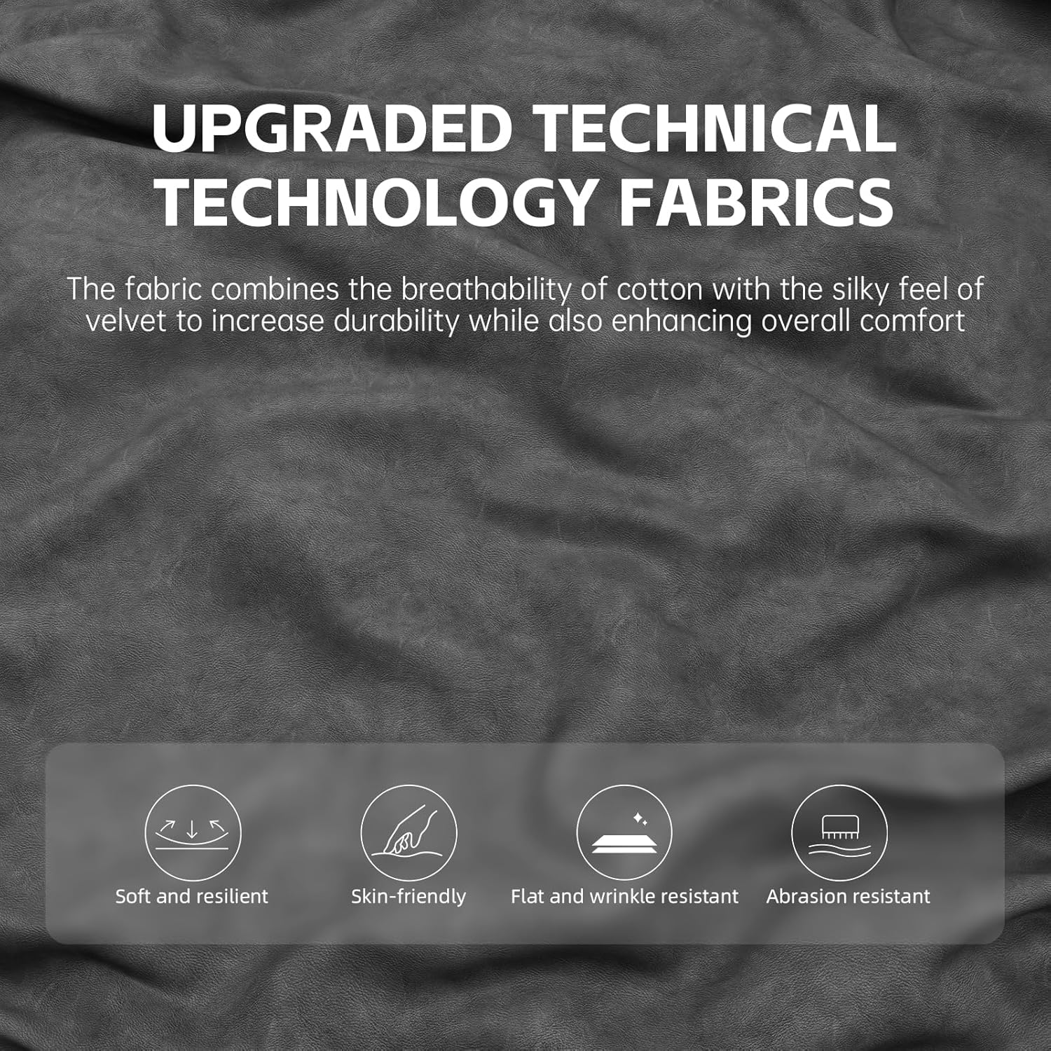 Gaming Chair, Gaming Chairs for Adults with Footrest, Lumbar Support, Fabric Computer Office Chair, High Back PC Chairs Ergonomic Gamer Chair with Wide Cushion, Recliner, 300LBS, Teens, Black image number 6