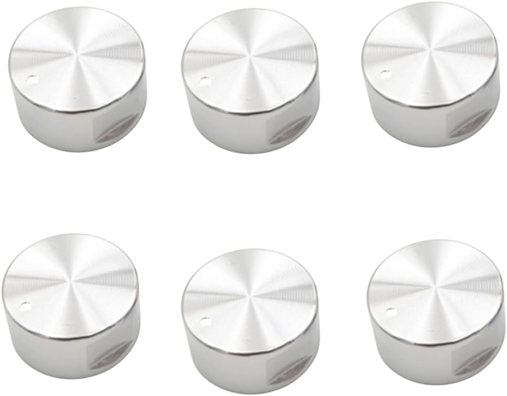 Cooker Knobs, 6 Pcs Metal Gas Stove Knobs 8Mm Cooker Control Range Oven Knob Burner Knob Gas Hob Switch Parts Accessories for Kitchen Gas Oven Knobs image number 3