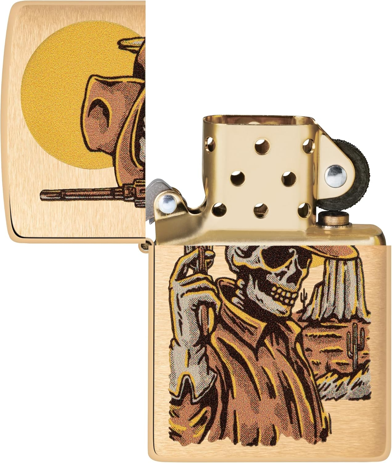 Zippo Cowboy Skull Design Lighter