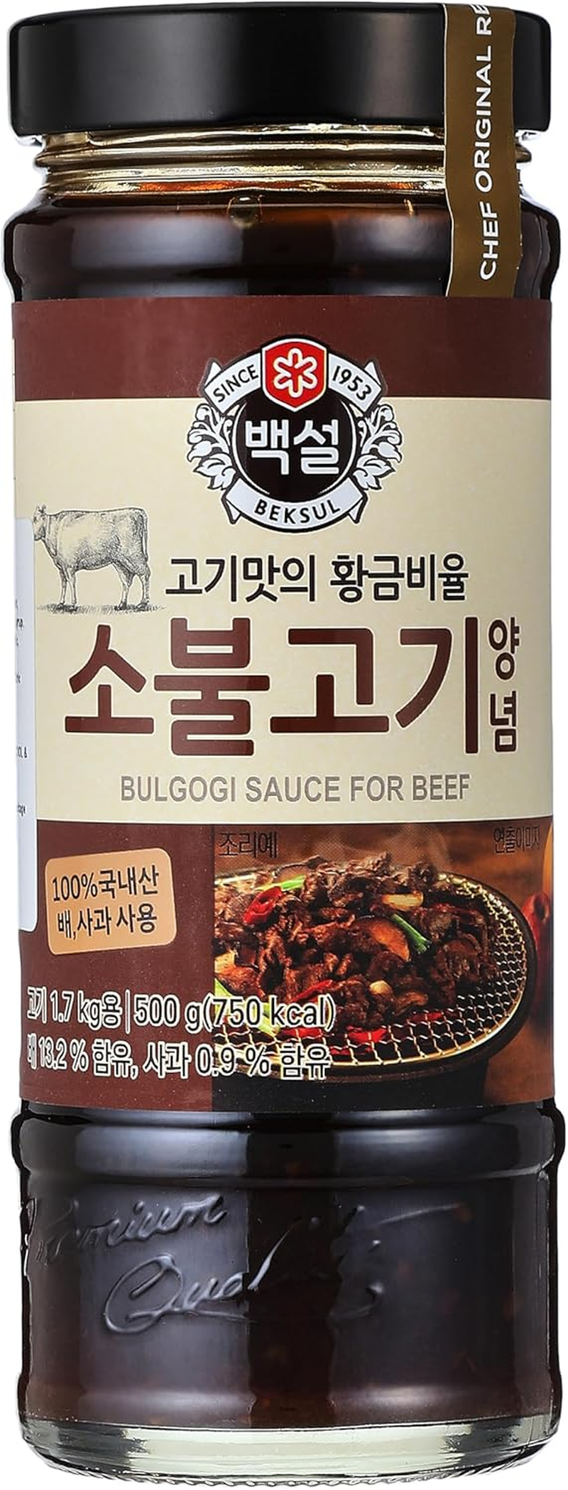 CJ Beksul Bulgogi Beef Sauce 500 G image number 2