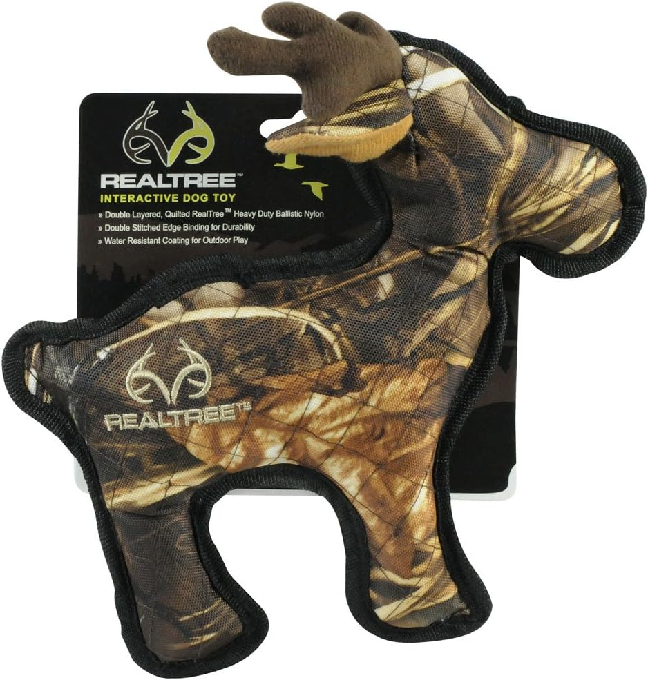 Hyper Pet Realtree Moose Interactive Dog Toy, Camo, for All Breed Sizes image number 3