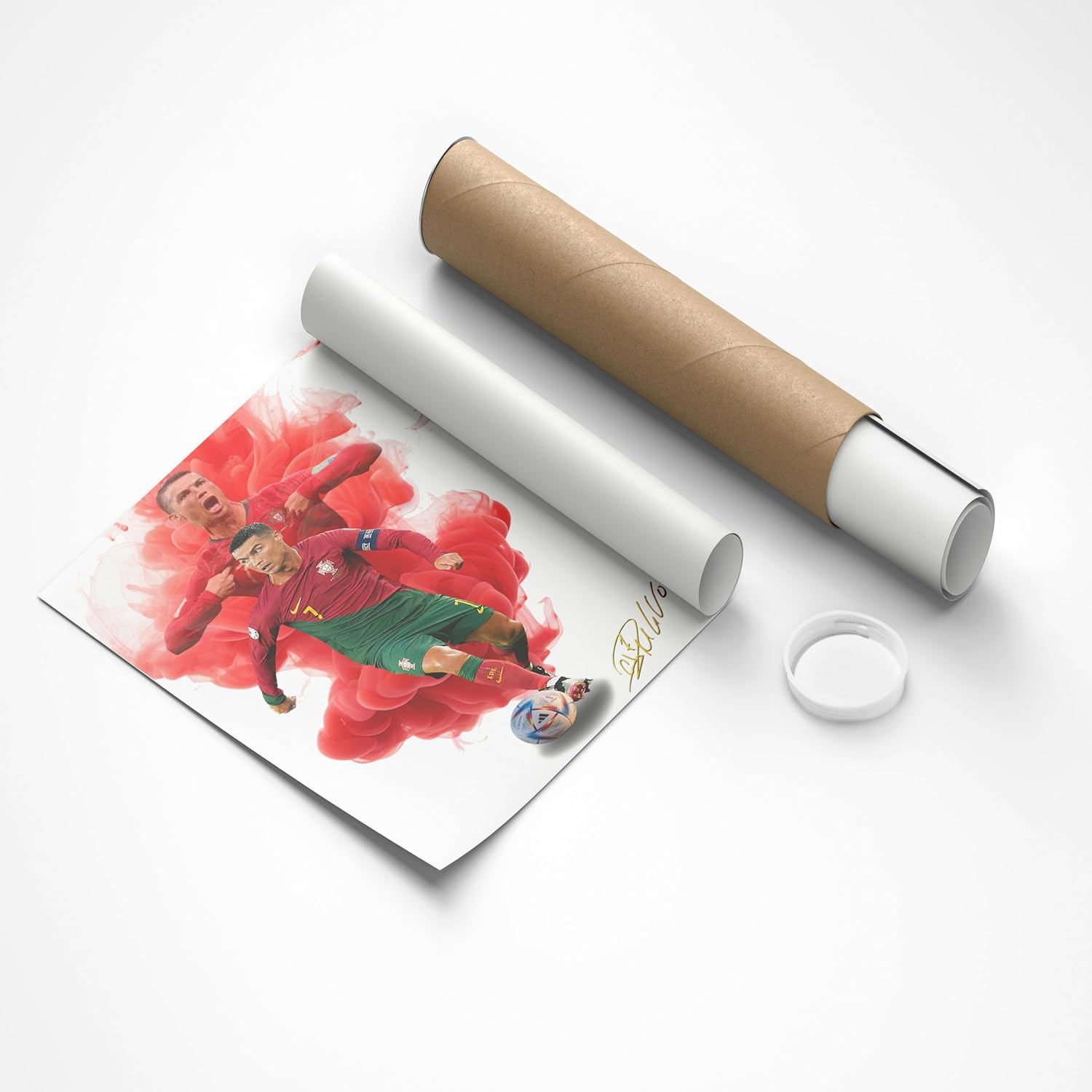 Artink Cristiano Ronaldo Poster Wall Art Canvas Print Poster Home Decor Canvas Poster Unframe: 16X24Inch(40X60Cm)