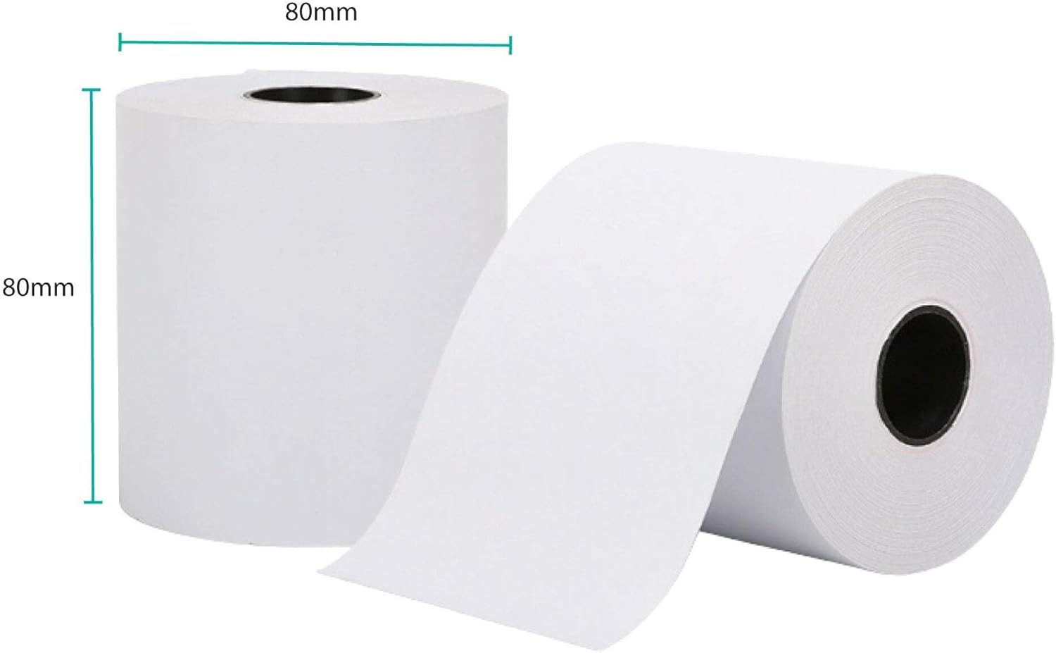 60X Thermal Paper Rolls 80X80Mm - 47.5M Register EFTPOS POS Receipt Bulk image number 4