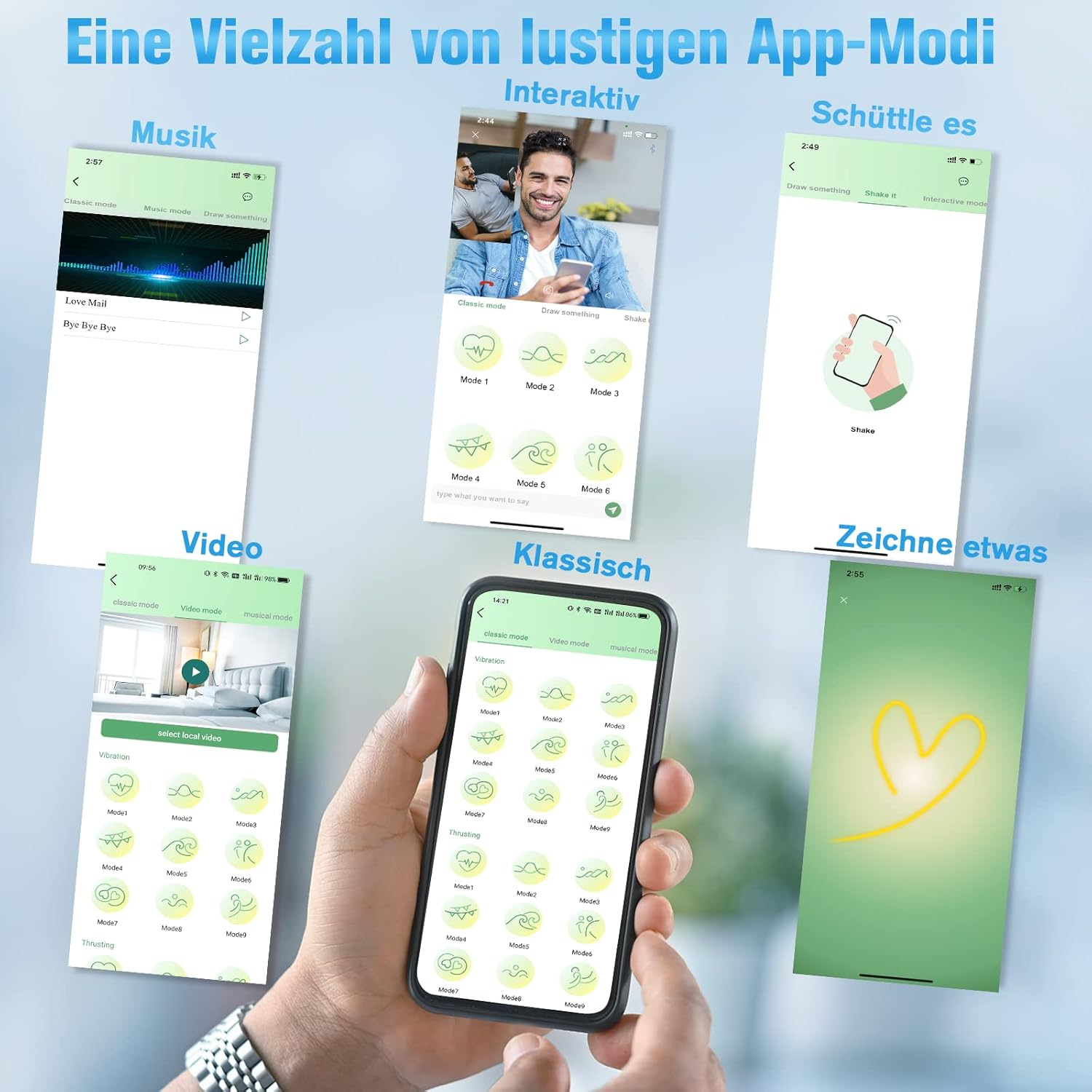 Vibrators Large with App, Prostate Vibrator Stimulator with 9 Telescopic Modes 9 Vibration Modes Plug Sex Toy with Shock Function, Ring Stimulation Massager Dildo for Men Couple Gay image number 6