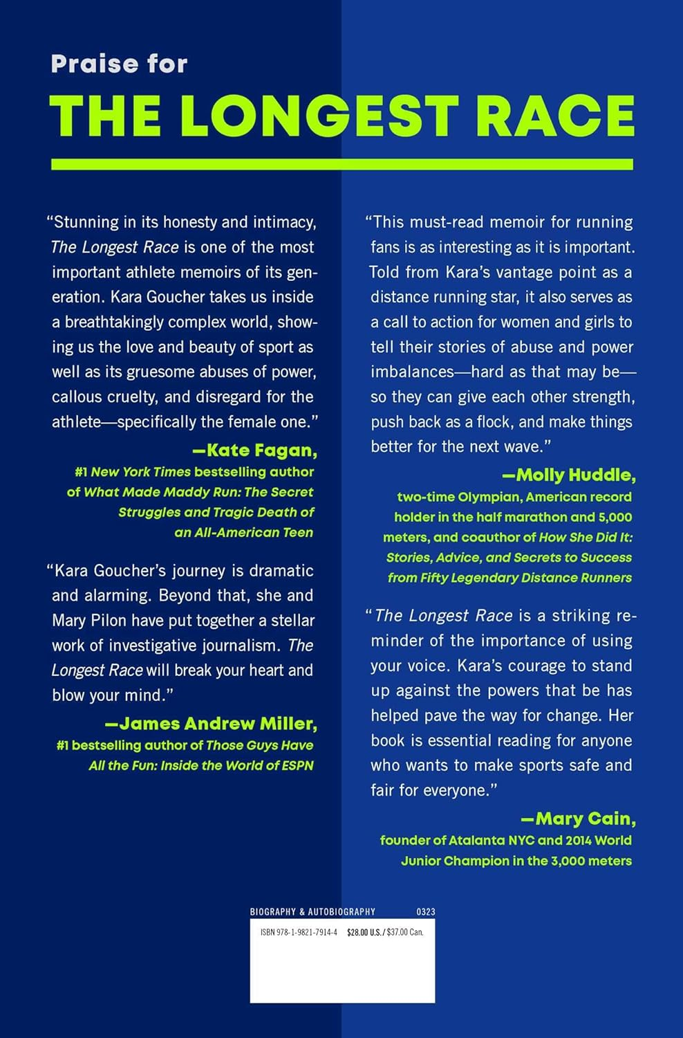 The Longest Race: inside the Secret World of Abuse, Doping, and Deception on Nike'S Elite Running Team image number 1