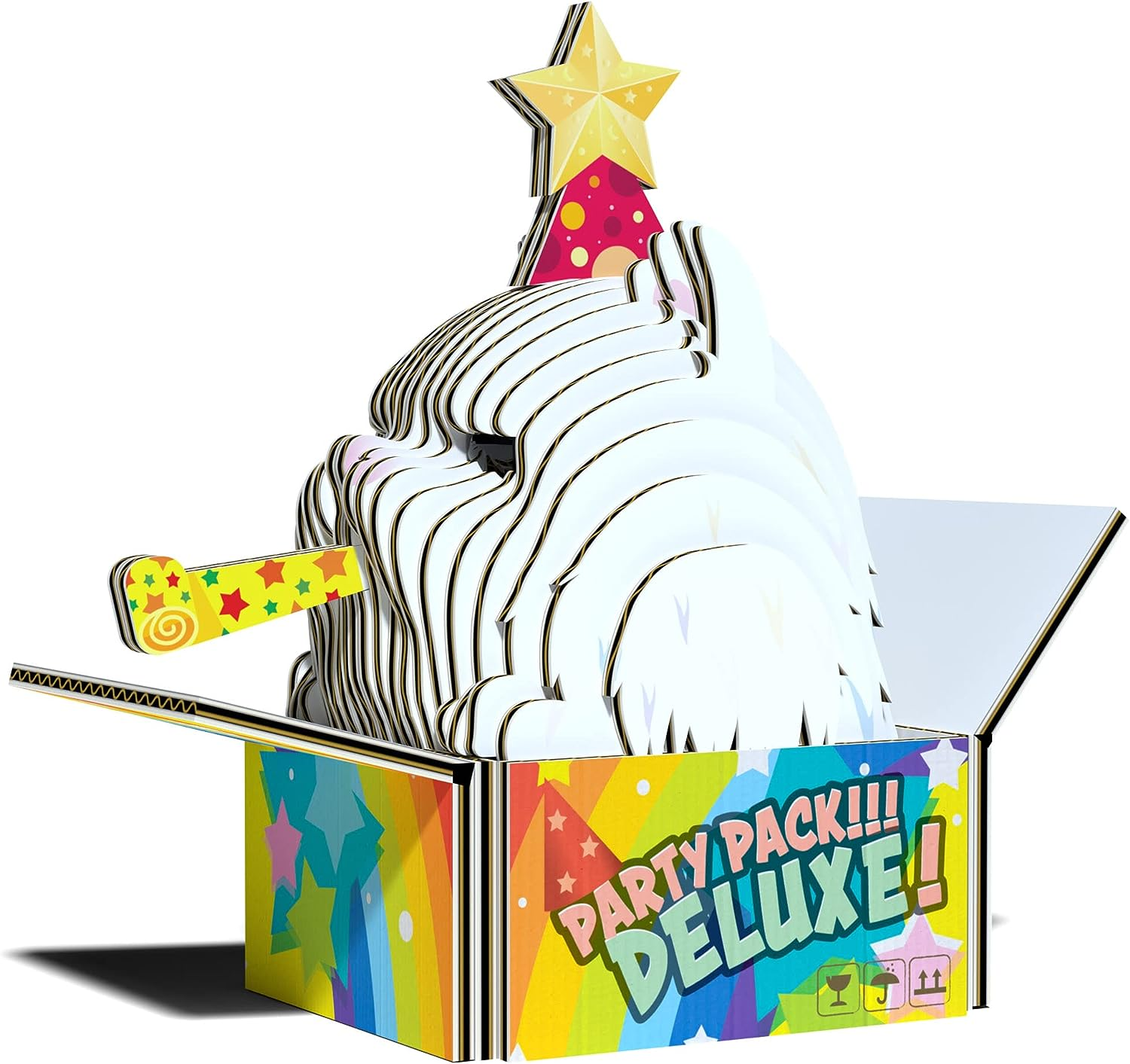 EUGY 090 CAT Cottonball 3D Puzzle - 28 Piece Eco-Friendly Educational Toy Puzzle for Boys, Girls & Kids Ages 6+ image number 5