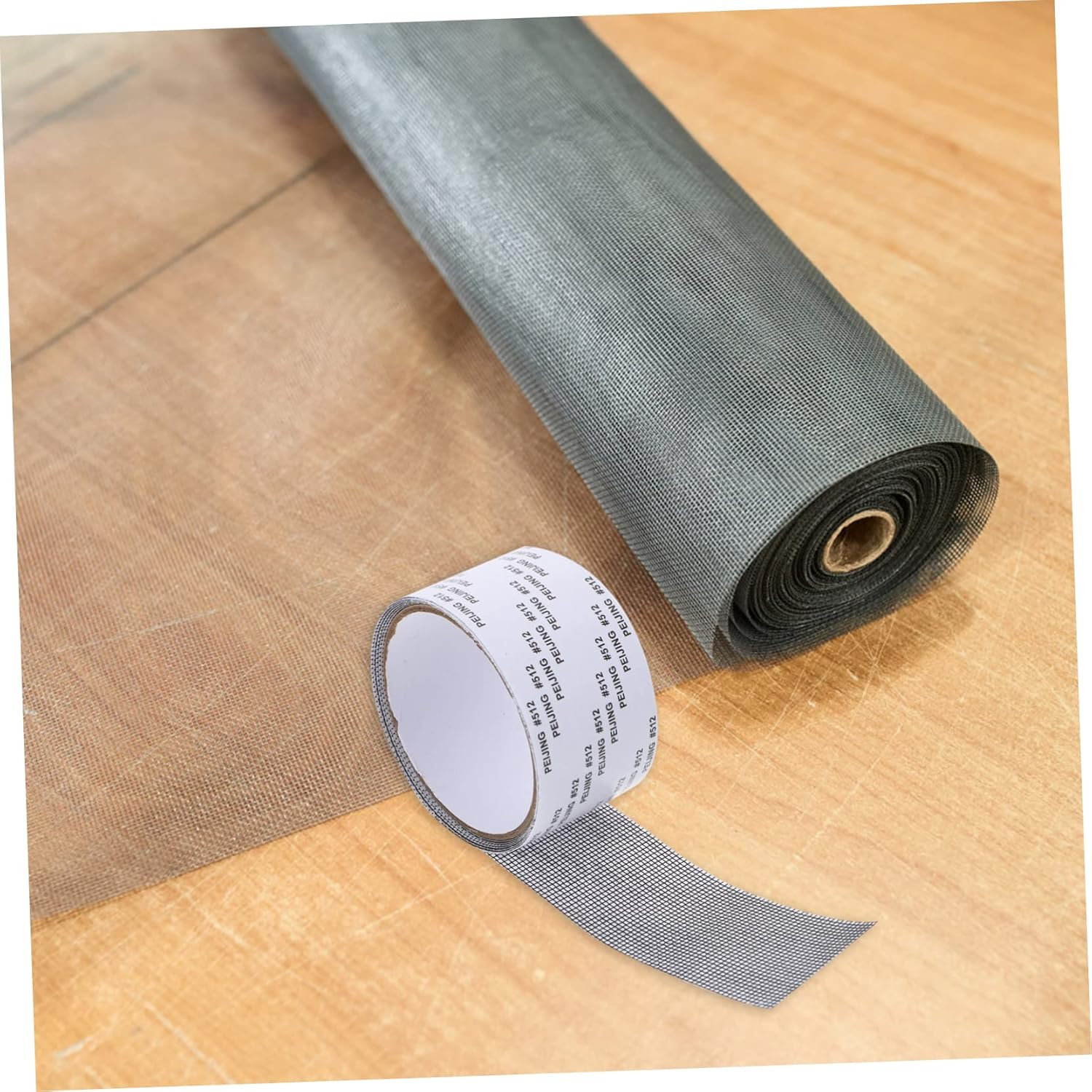 Jojofuny Screen Repair Kit Self-Adhesive Patch Tape for Window and Door Mesh, Black 5Cm X 2M Roll, Home Screen Door Repair Tape Suitable for Summer Mesh Damage Fix image number 2