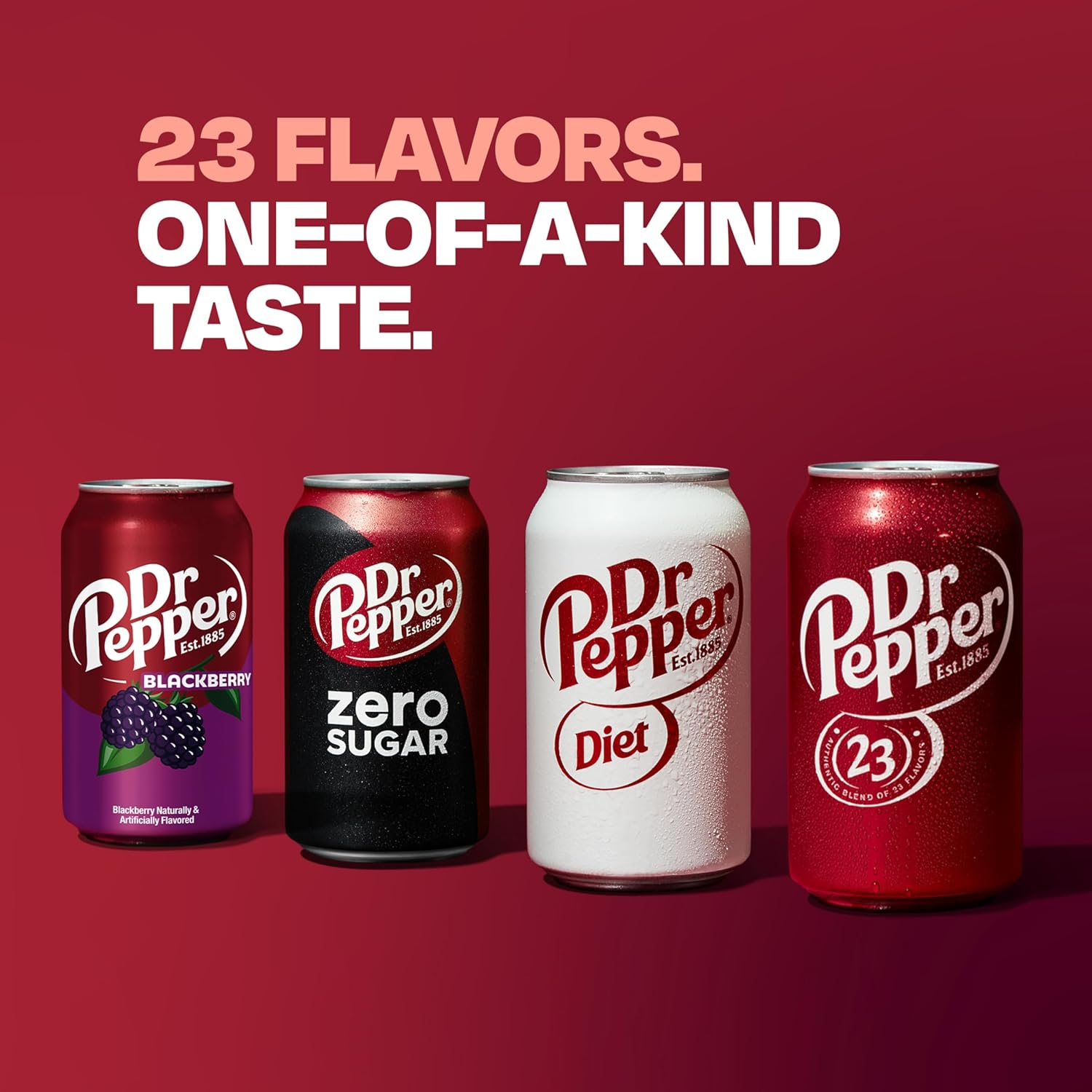 Dr Pepper Zero Sugar Soda, 355Ml X 12 Pack image number 5
