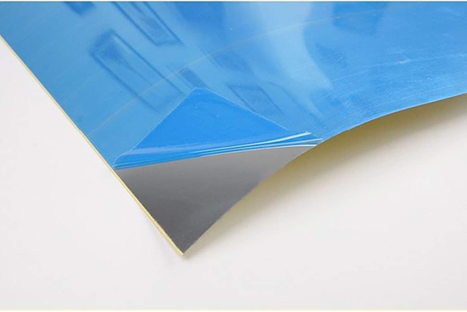 YIZUNNU Flexible Mirror Sheets,Self-Adhesive Mirror Stickers,Peel and Stick Mirror Reflective Paper for Bathroom,Gym, Dance Studio,Kitchen Walls (60X200Cm, Non Glass) image number 3