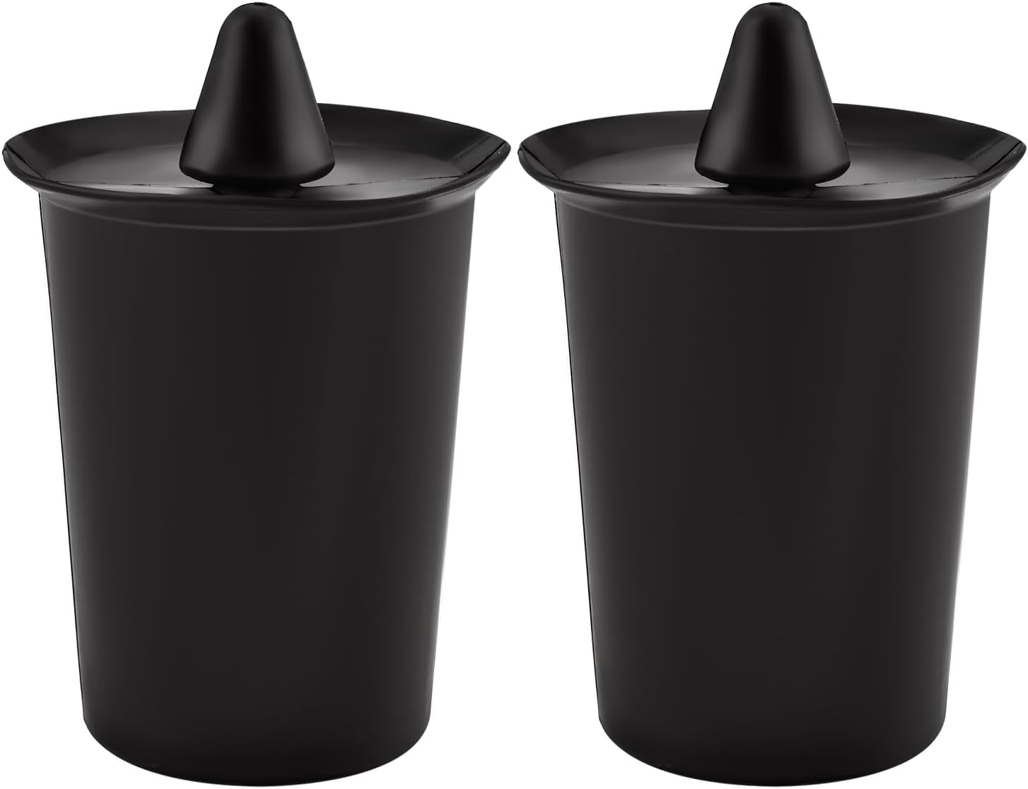 2PCS Spare Tire Carrier Bumper Bump Stop Rubber Exterior Accessories Compatible with Wrangler JK 2007-2018 Part Number 55395993AB image number 2