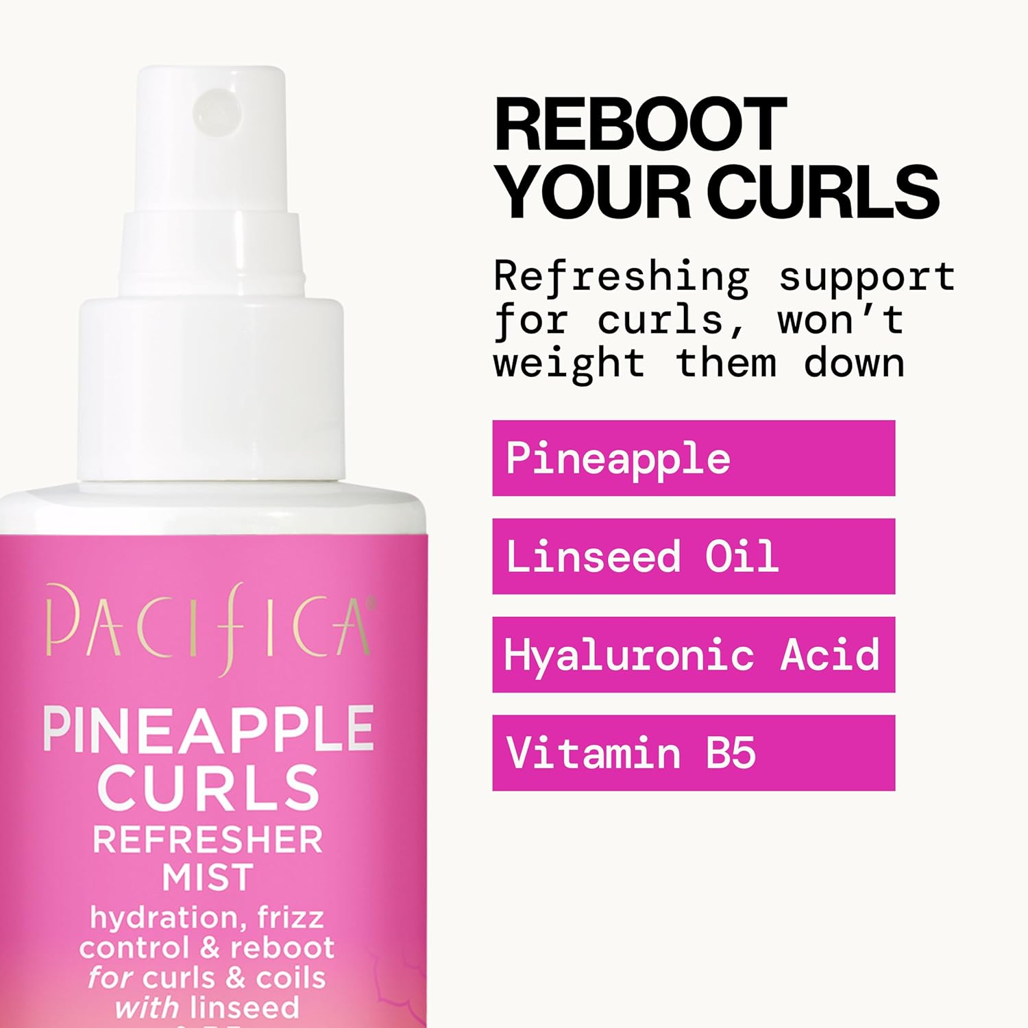 Pineapple Curls Refresher Mist image number 1