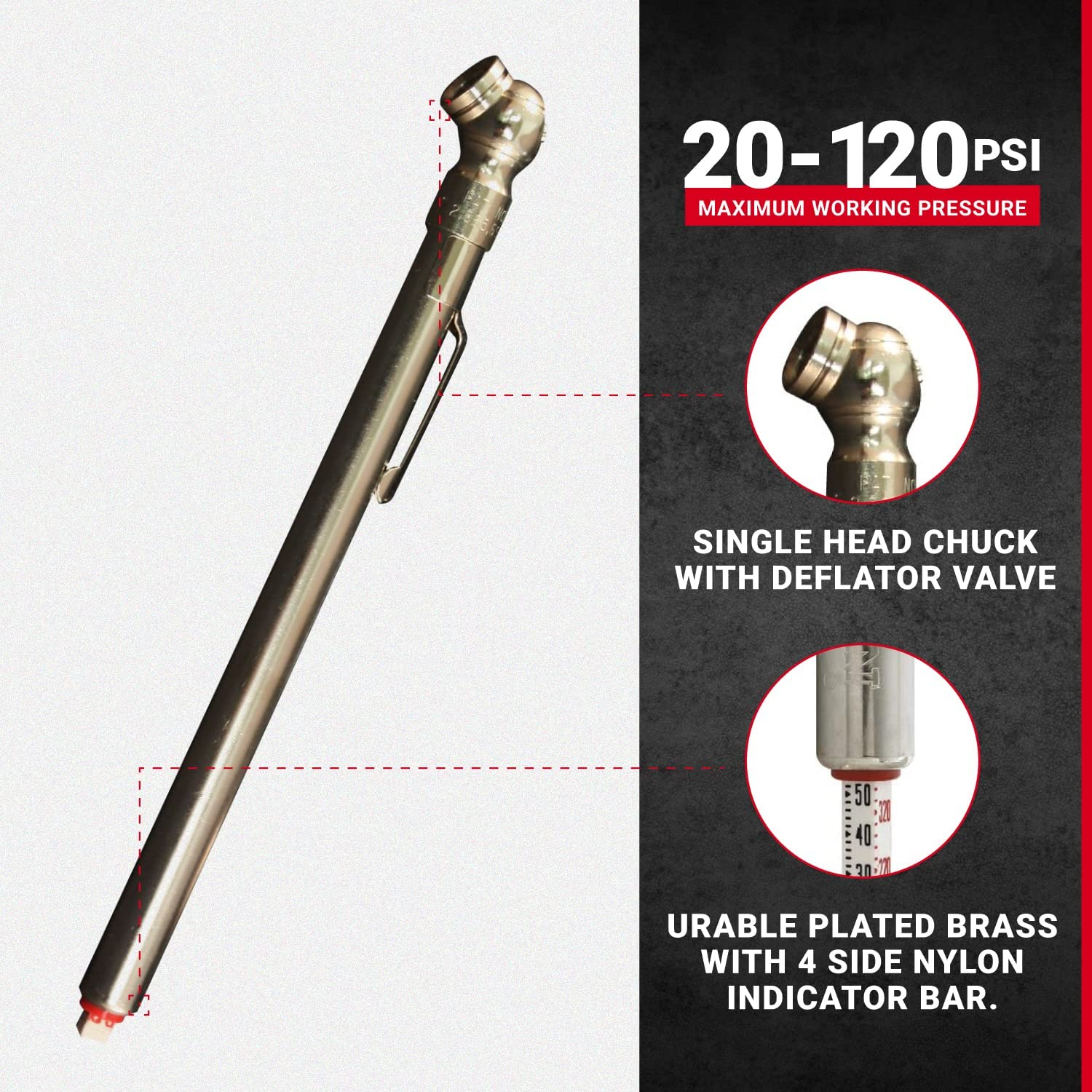 Milton S-925 Pencil Tire Gauge image number 2