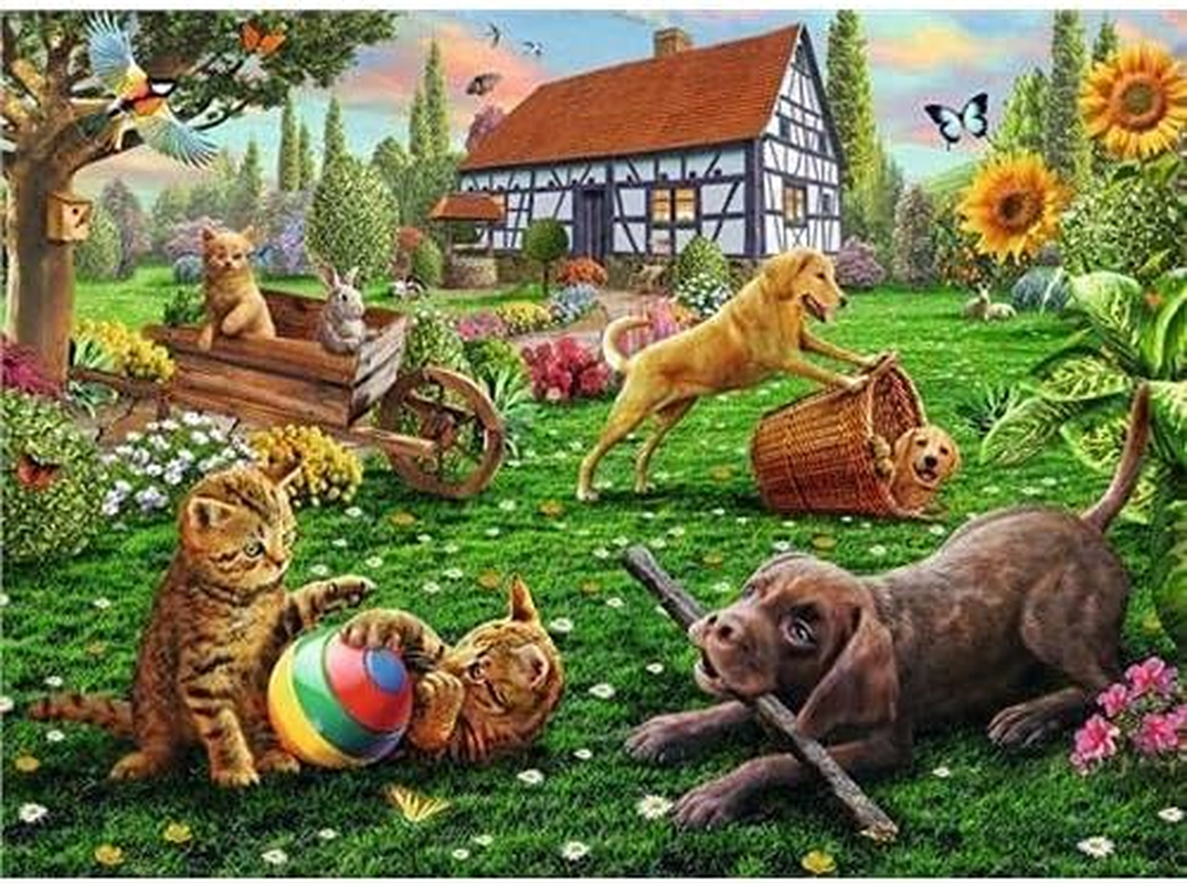 Ravensburger - Playing in the Yard 200-Piece Jigsaw Puzzle for Kids, Fun Outdoor-Themed Puzzle image number 3