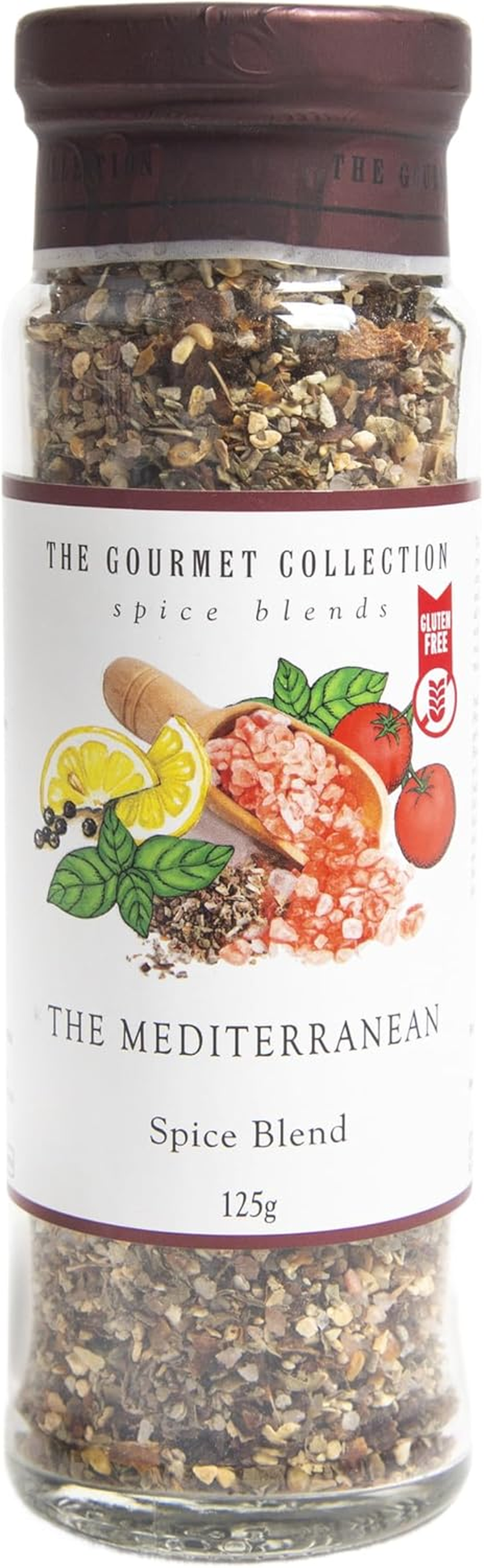 The Gourmet Collection Mediterranean Spice Blend, 125G &ndash; Gourmet Seasoning for Meats & Vegetables, Flavoured Spice Mix, Gluten Free, No Artificial Flavours or Colours, Cooking Spices image number 2