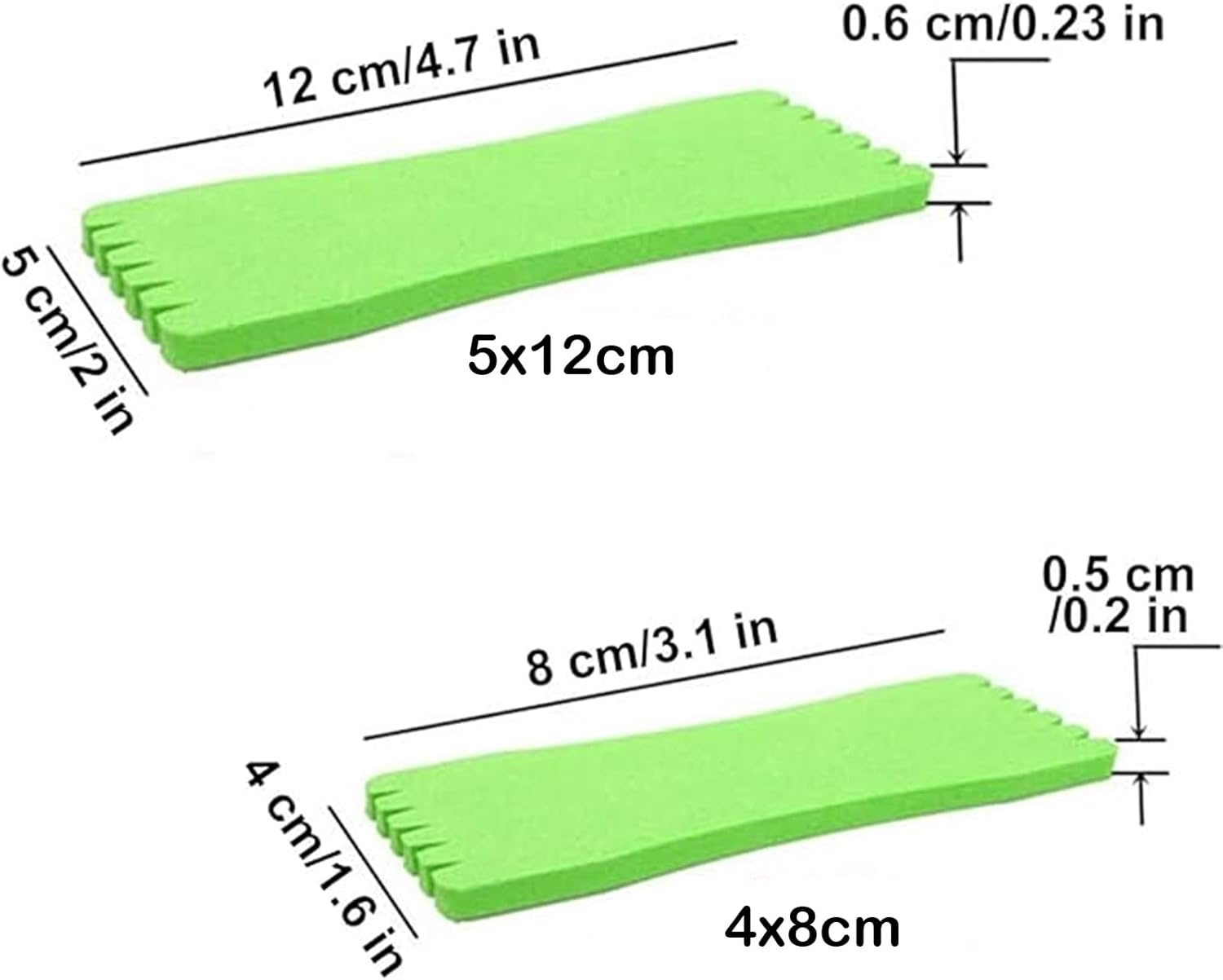 20 Pcs Fishing Leader Line Holder Foam Board,Fishing Hook Sponge Keeper,Fishing Winding Line Board,Fishing Hook Keeper for Holding Fishing Leader Line image number 4