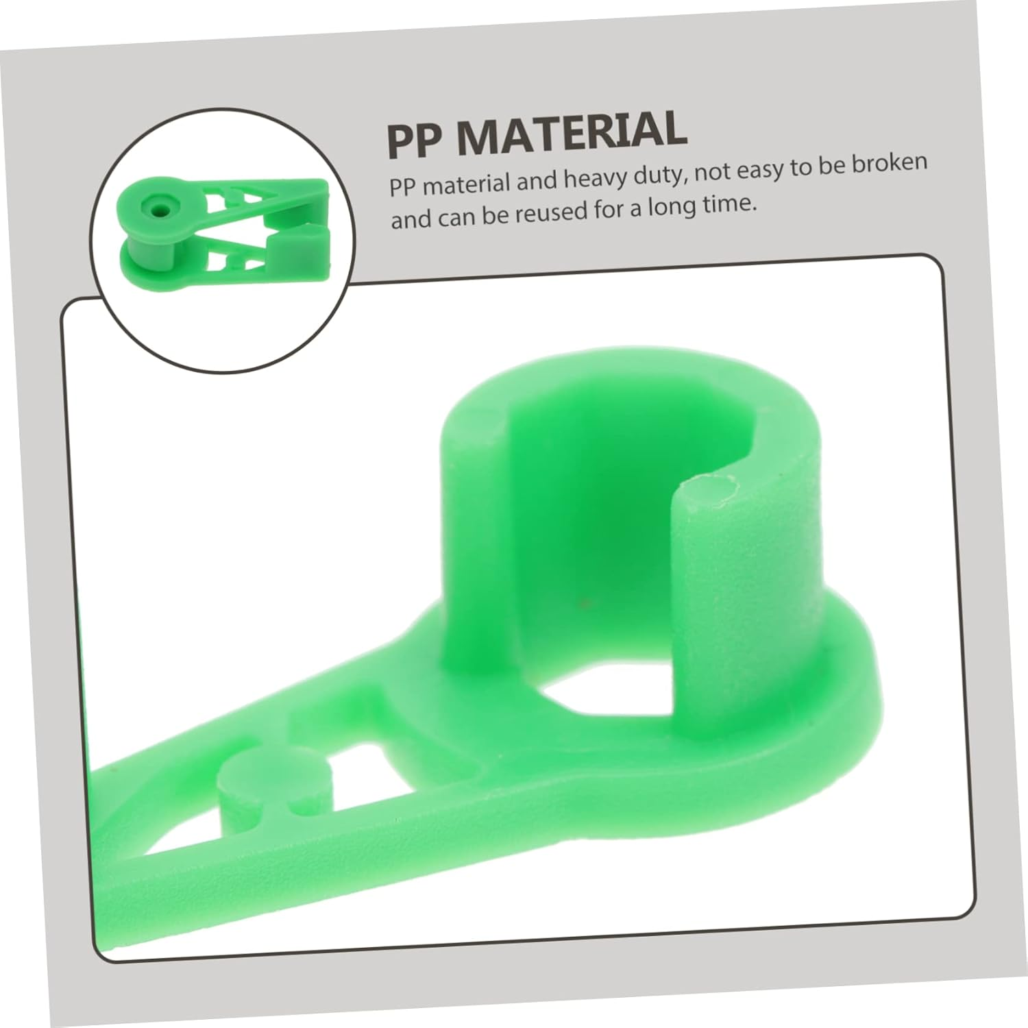 20Pcs Plastic Plant Bender Clips Adjustable for Garden Use Supports Trellis and Flower Branches Benders for Vertical Garden Planting Trainer Clips image number 3