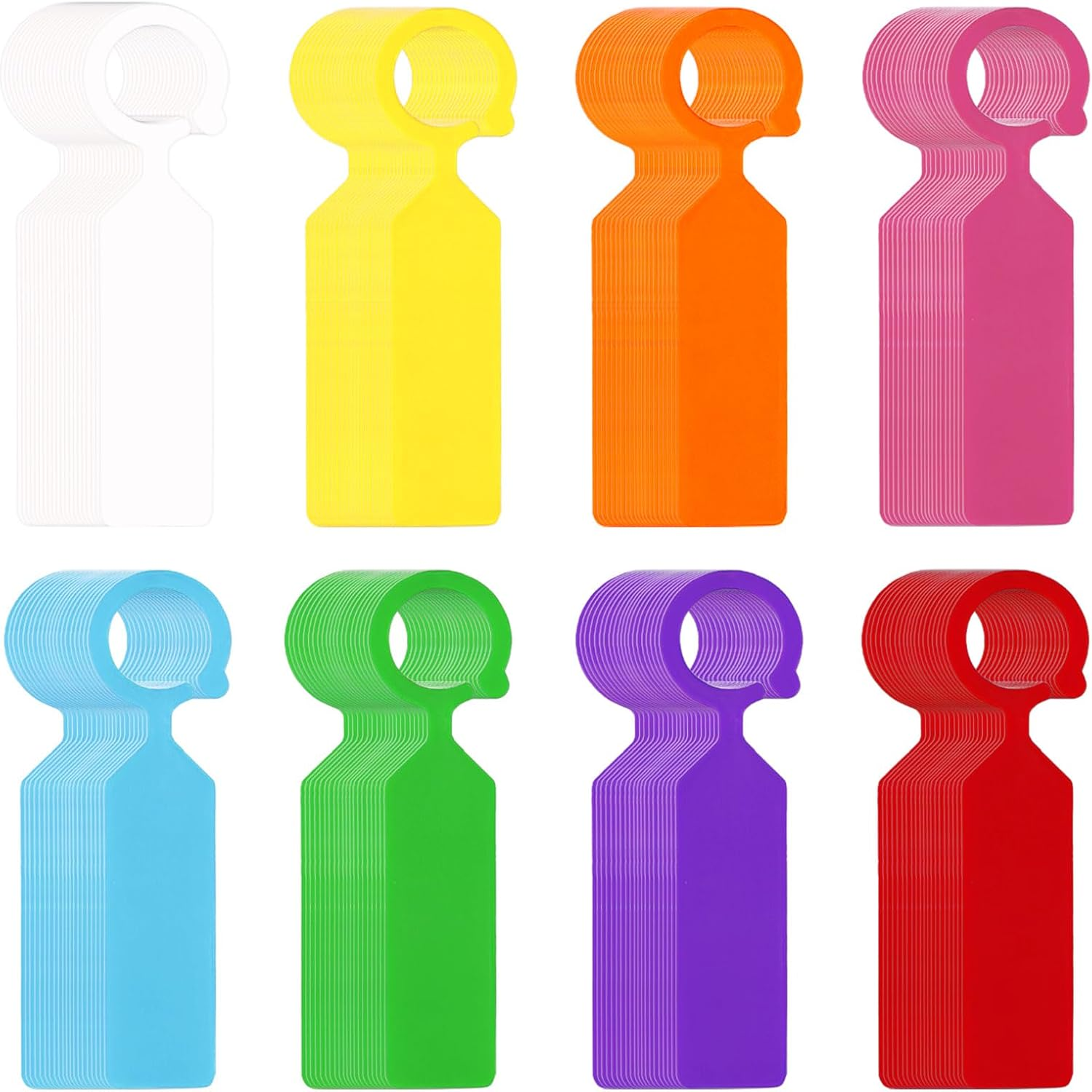 160 PCS Plastic Plant Labels, Plant Tags for Outdoor Garden Waterproof, Hanger Tags for Plants, Potted Plants, Nurseries, Trees, Gardening (Colorful)