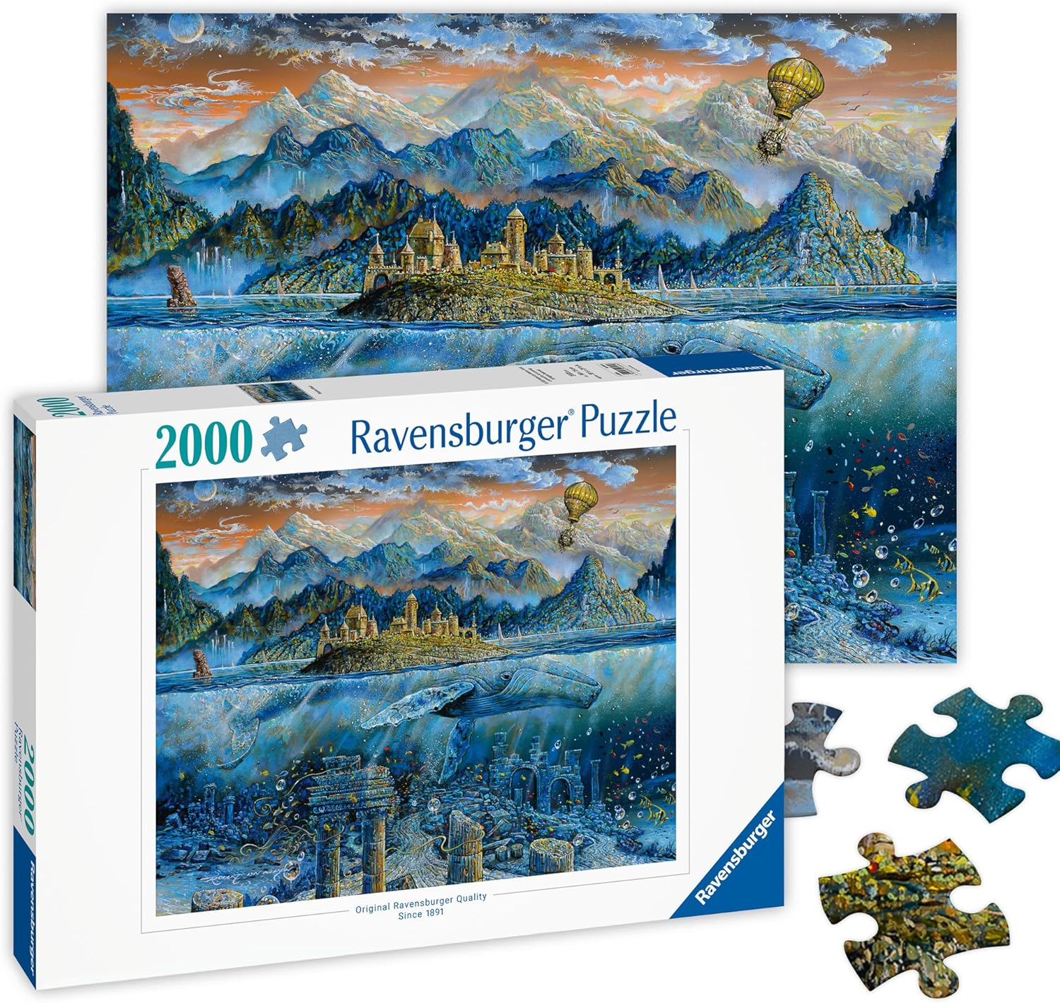 Ravensburger - Wisdom Whale Puzzle 2000 Pieces image number 3
