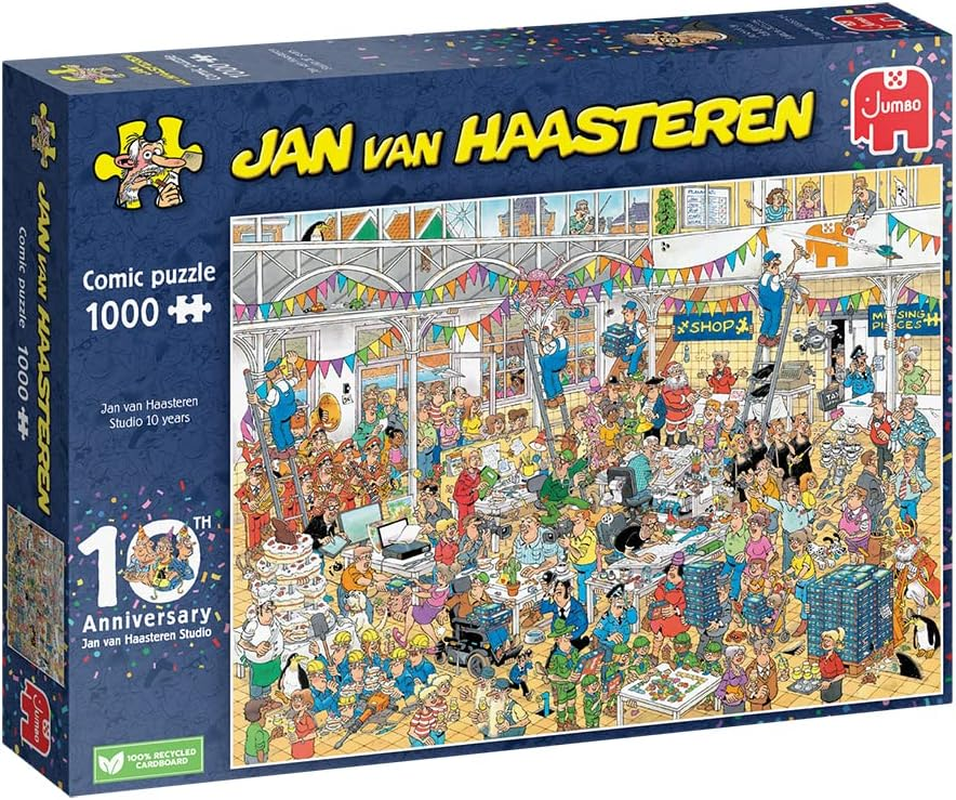 Jumbo Jan Van Haasteren 10Th Anniversary Jigsaw Puzzle (1000 Pieces) image number 2