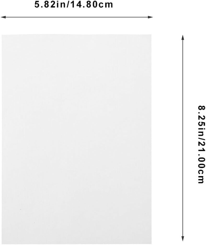 COHEALI Water Soluble Embroidery Stabilizer: 6Pcs Stick and Stitch Embroidery Paper A5 Printable Wash Away Paper Stabilizer for Print or Draw Patterns Hand Machine Embroidery image number 5