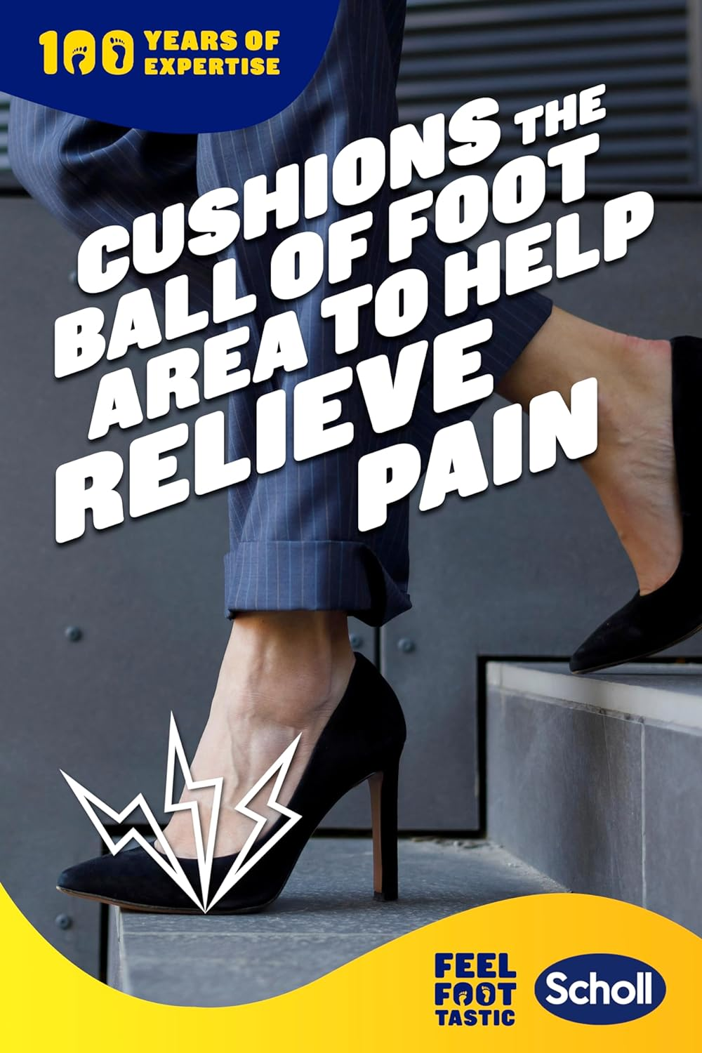 Scholl Party Feet Heel Shields &ndash; Soft Gel Pads for Heel Rubbing & Shoe Slipping Prevention &ndash; Non-Slip, All-Day Comfort, Reusable Cushions, Slim Invisible Fit for Heels & Flats &ndash; 1 Pair image number 3