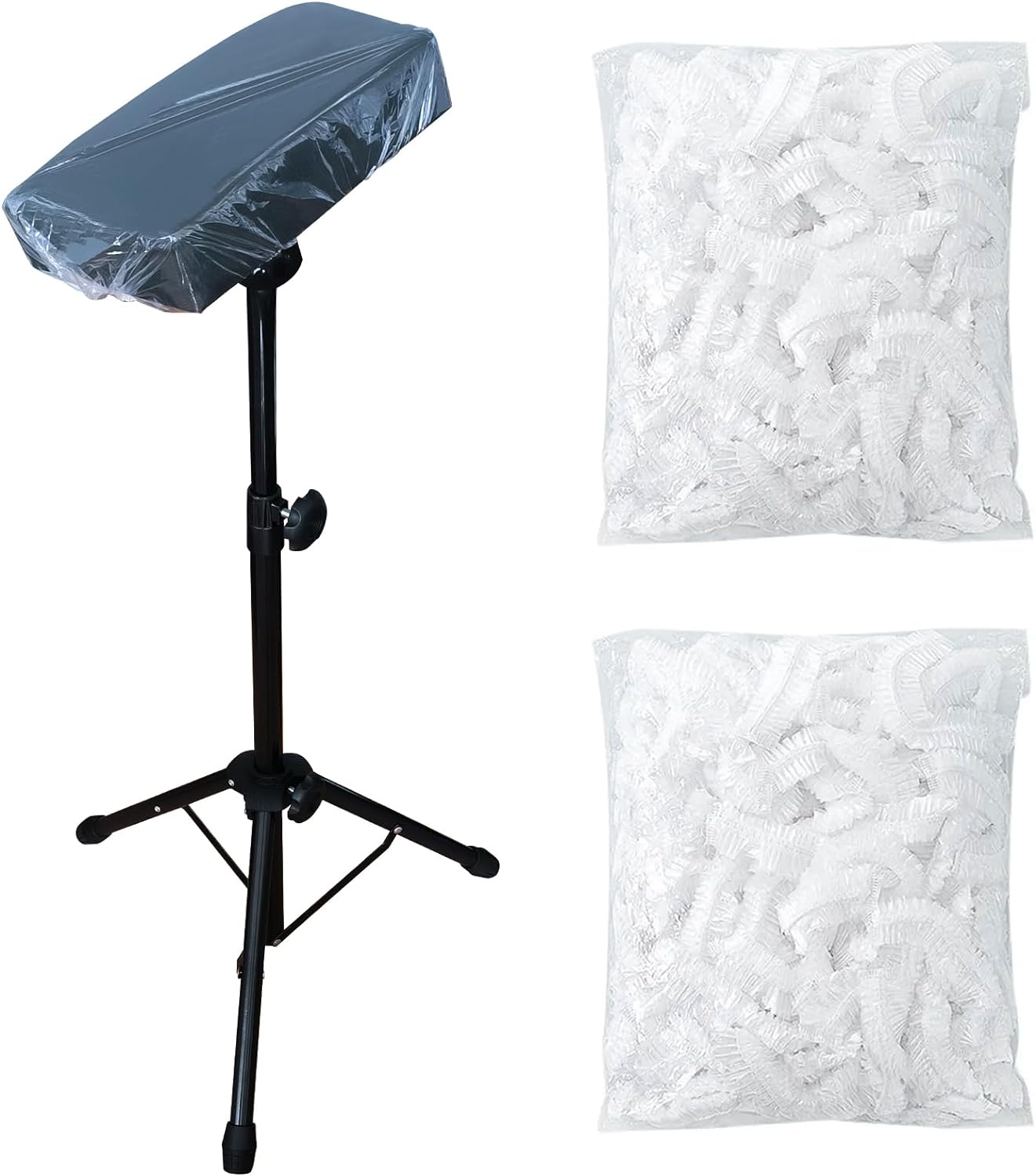 Disposable Arm Rest Tray Liner, Stand Cover with Elastic, Easy to Use for Most Tattoo Trays (11In*12.6In, Week Length 41In) image number 5