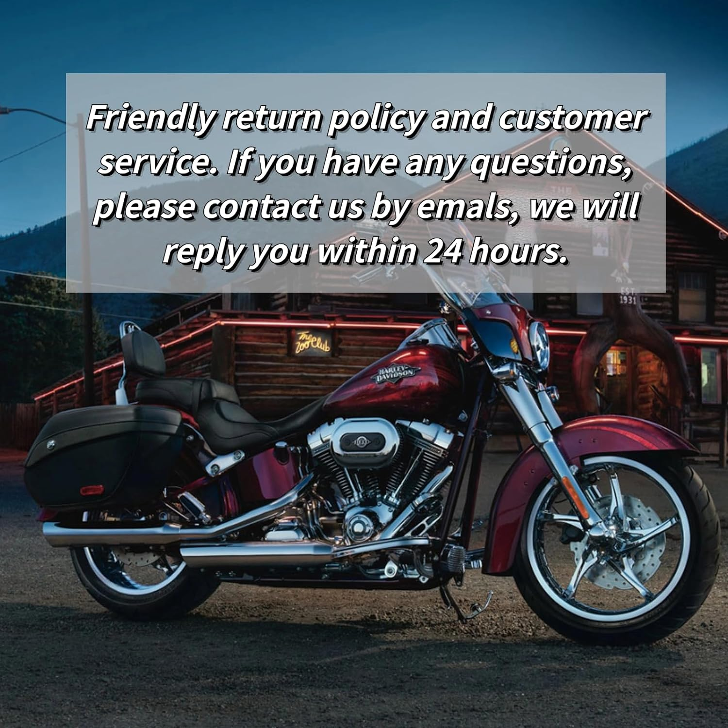 3148 Curved Laydown License Plate Mount with Frame Compatible with Harley Davidson 3 Hole Mount (Black) - Black image number 4