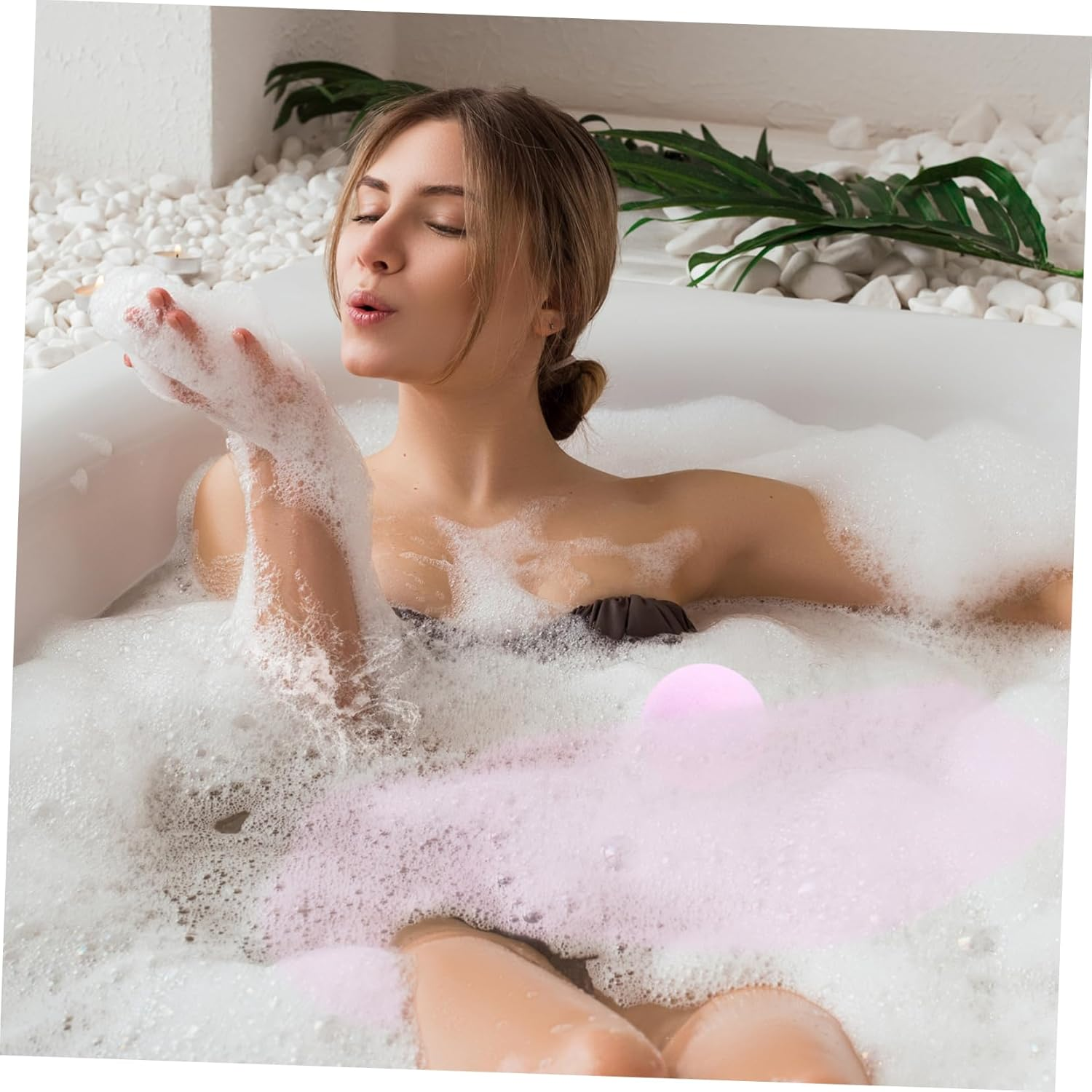 12Pcs Colorful Organic Bath Spa Bubble Bathing for Relaxation Natural Ingredients Fun Animal Models for Bathing Foot Soaks image number 5