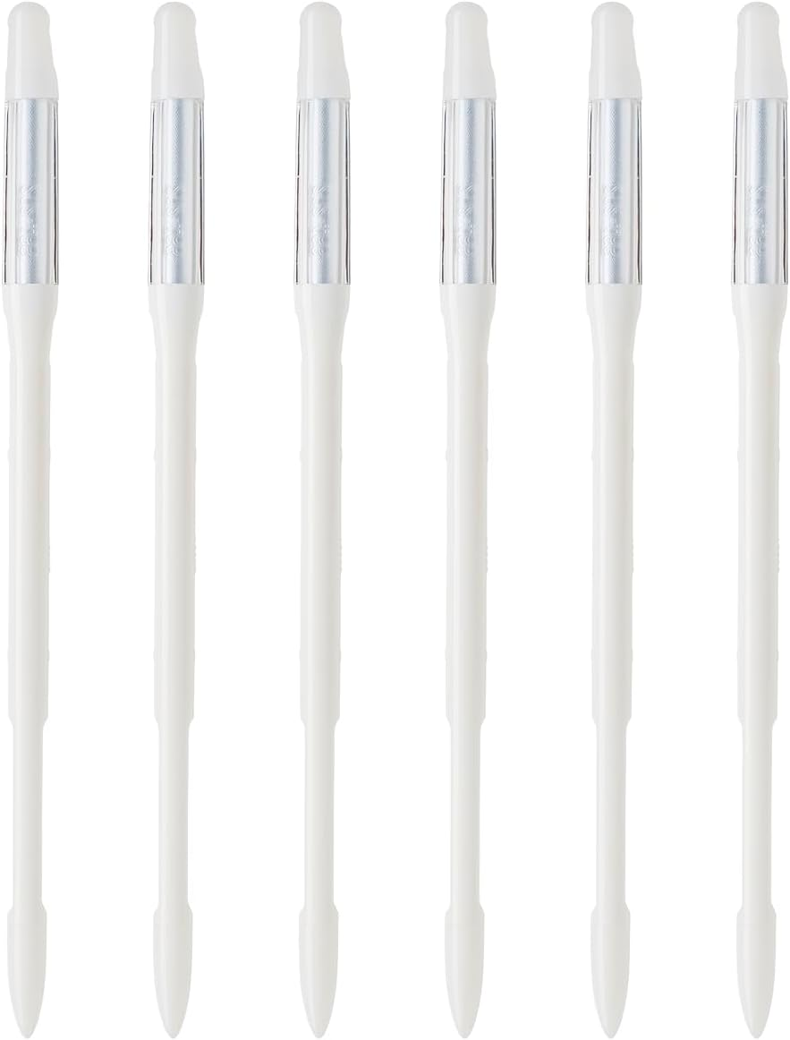 SUSTEE Aquameter (White, Medium), [Set of 6],Soil Moisture Meter,No Battery Required,[Japan Import],With English Instruction