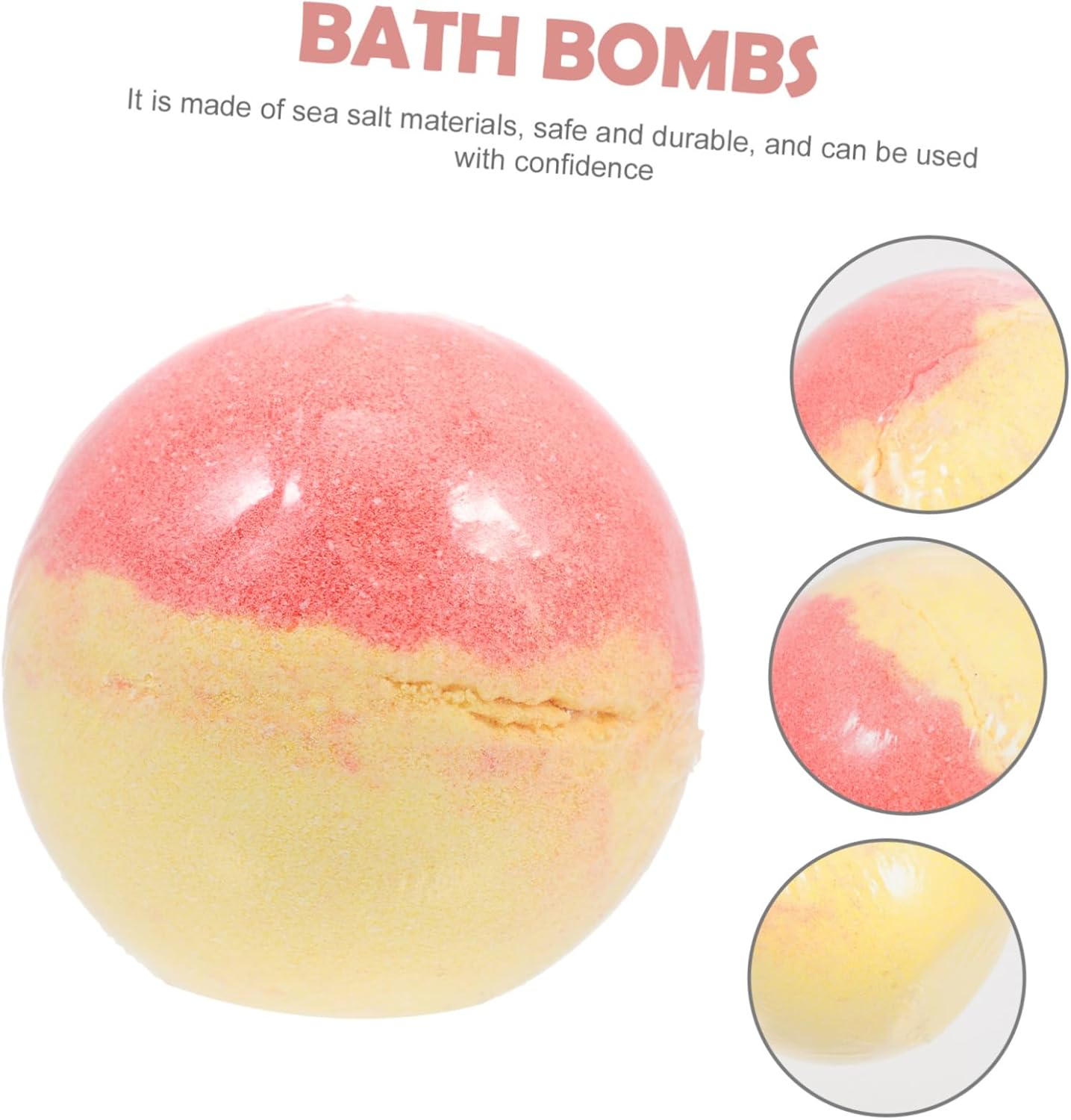 Essential Oil Bath Sea Salt Bath Ball Bright Colors Wonderful Scent Relaxing Bath
