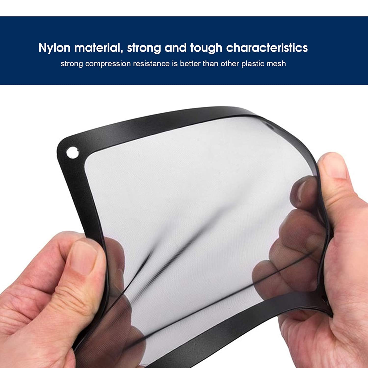 PC Cooler Fan Filter, Magnetic Frame PC Fan Dust Mesh Dustproof Computer Case Cover Dust Filter for Computer Cooler Fan image number 1