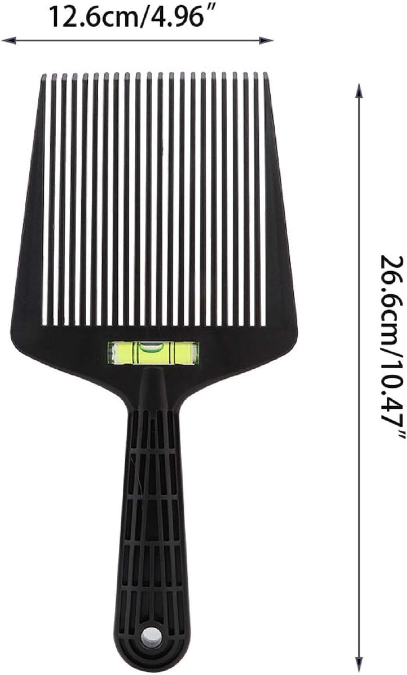 Flat Top Guide Hair Comb - Barber Cutting Angle Adjustment, Wide Tooth Comb Styling Tool for Home Salon image number 2